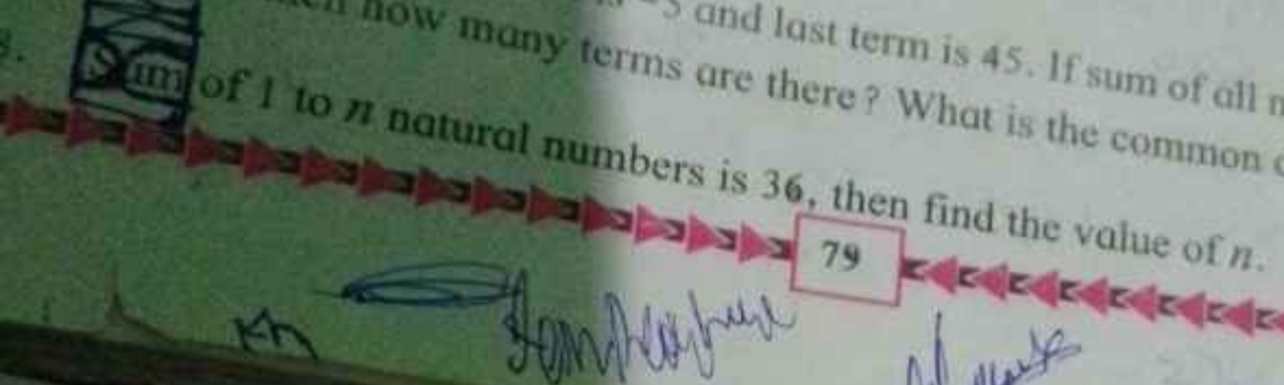  S (im man term □
and last term is 45 . If sum of all natural numbers 