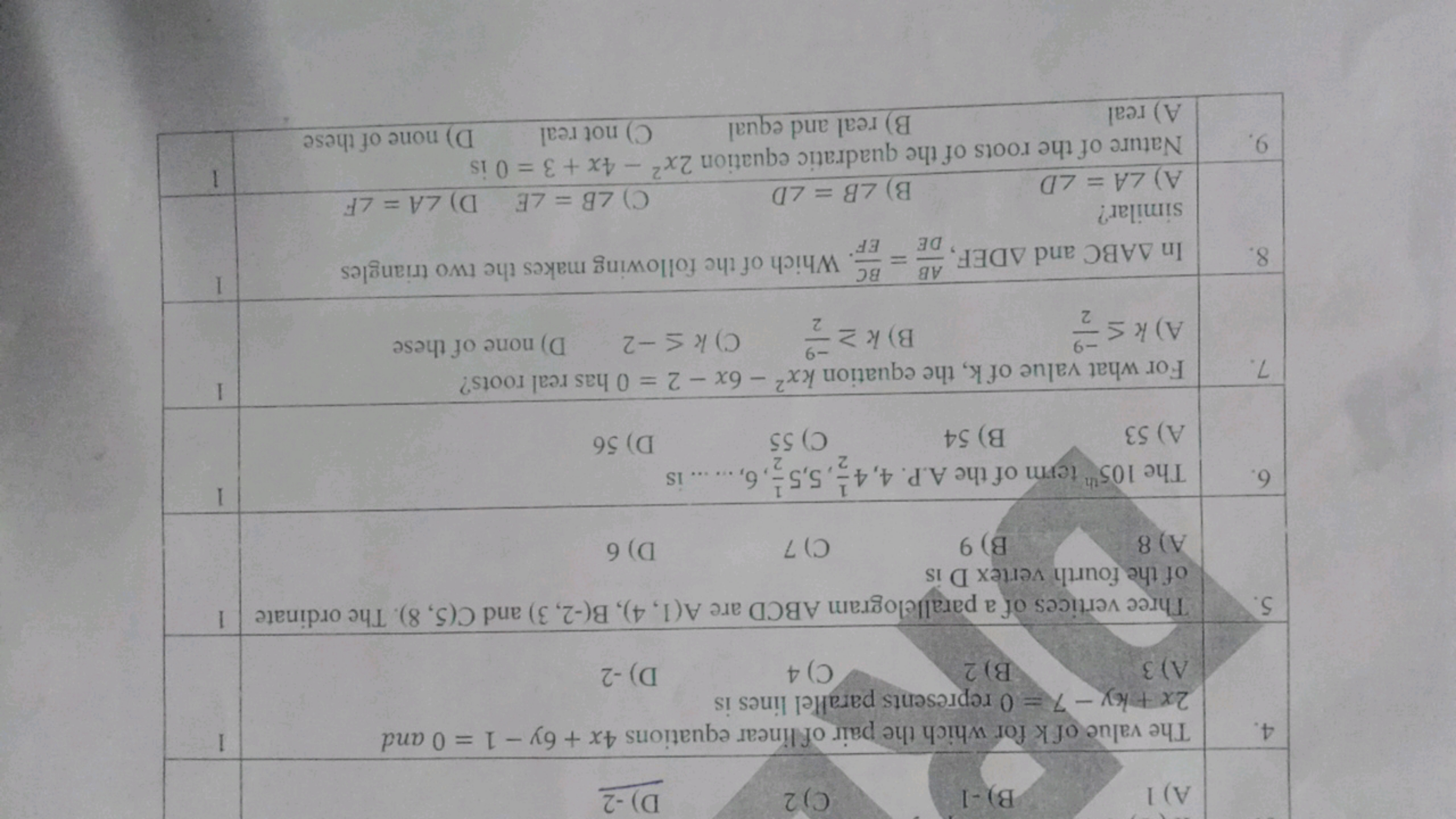 \begin{tabular} { | c | c | c | } 
\hline 4. & \begin{tabular} { l } 
