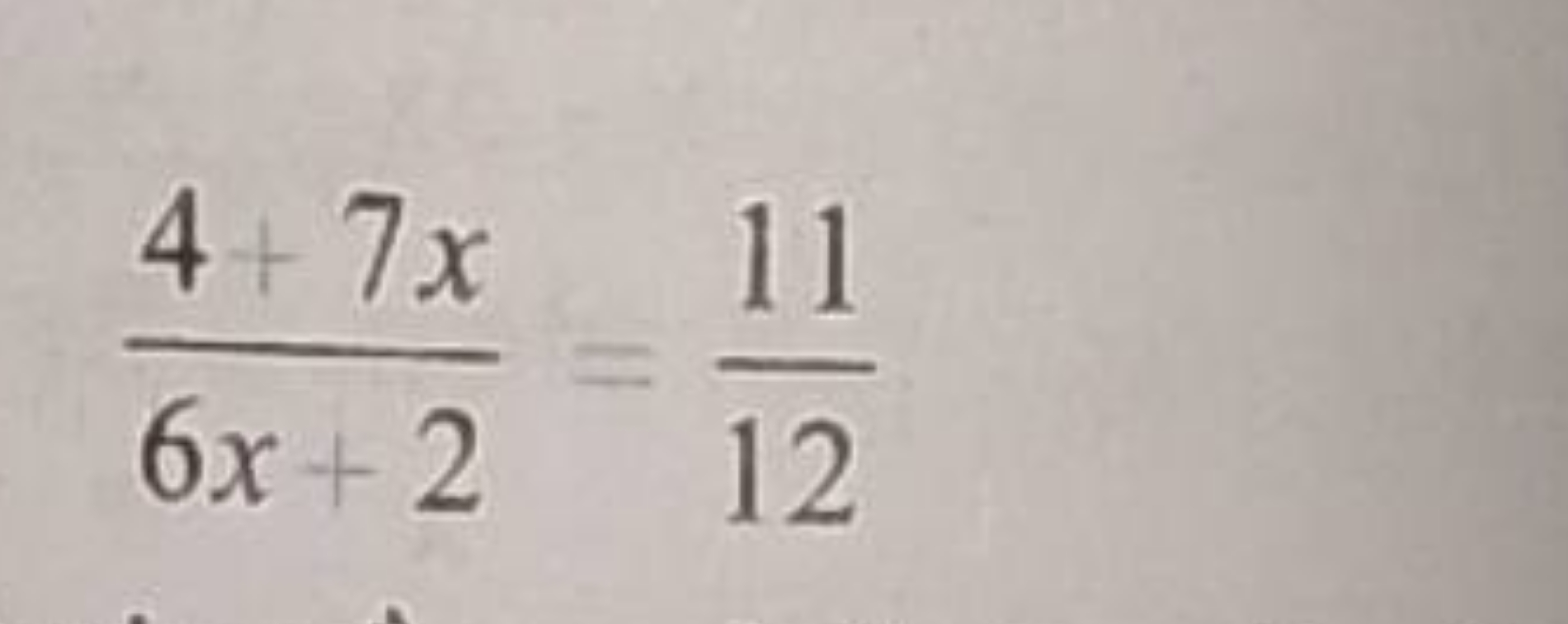 6x+24+7x​=1211​