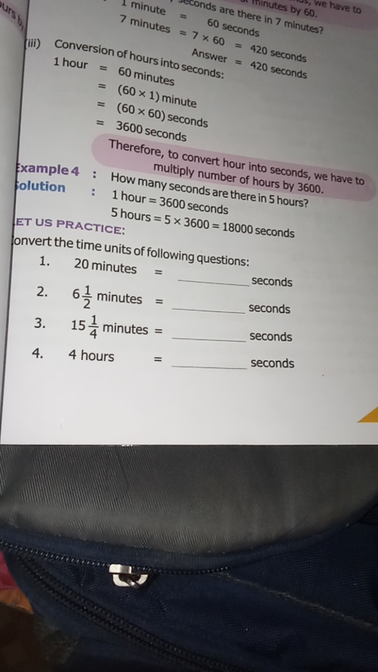 ninutes by 60 . we have to
1 hour ​=60 minutes secons =(60×1) minute =