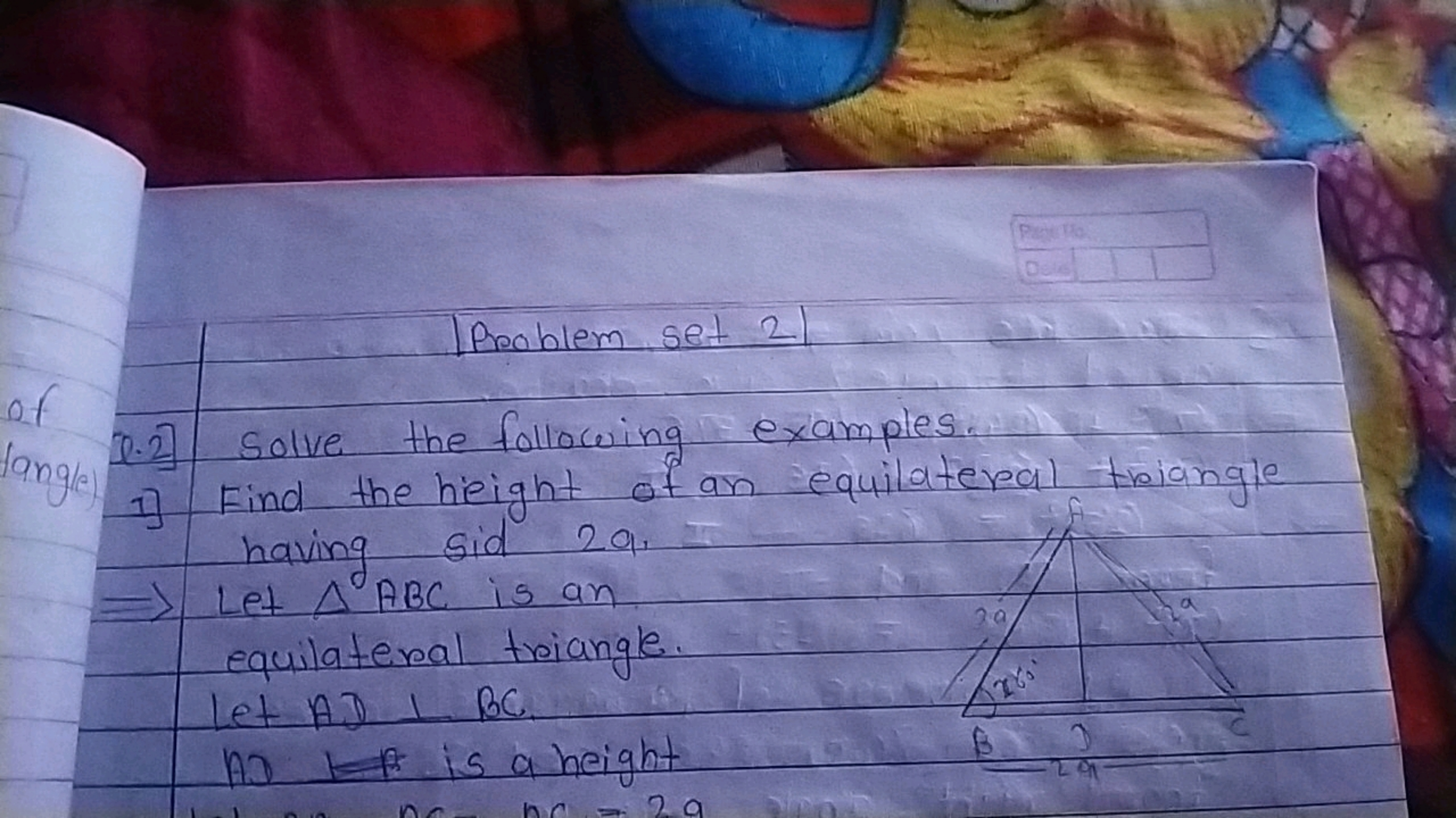 |Problem set 2|
of
tangle [l.2] Solve the following examples.
1) Find 