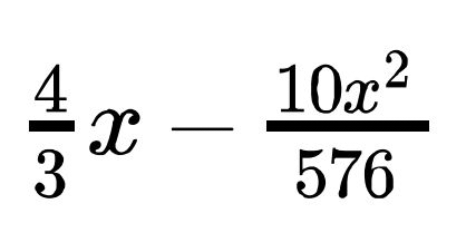 34​x−57610x2​