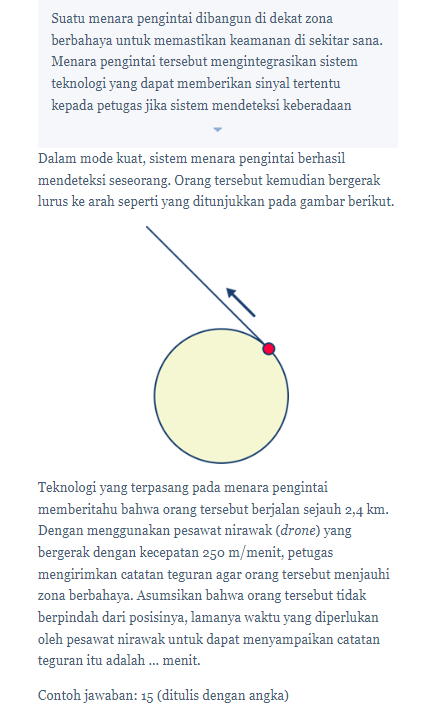 Suatu menara pengintai dibangun di dekat zona berbahaya untuk memastik