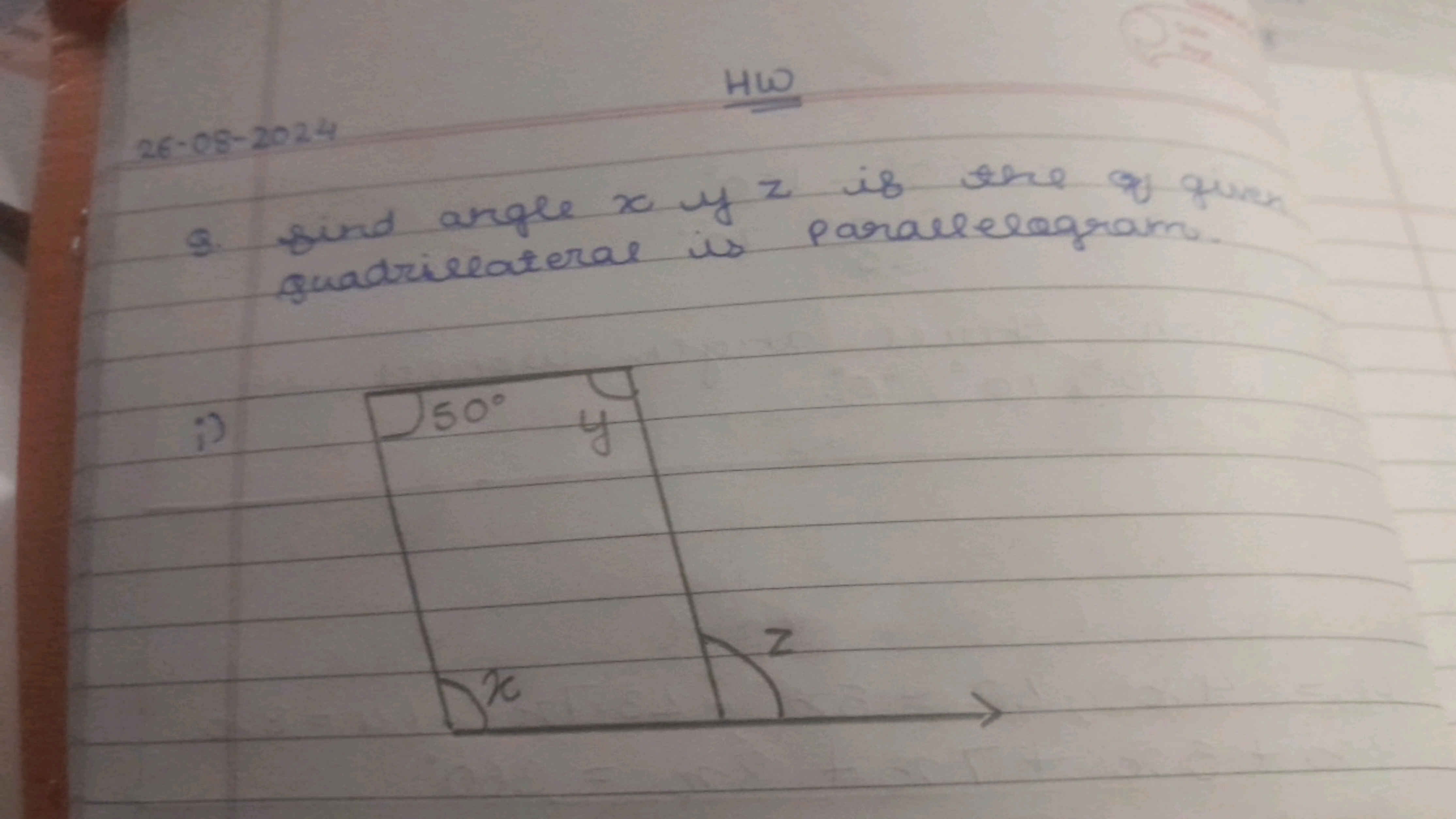 26-08-2024
HW
9. sind angle x y z is the of given
quadrillateral is
pa