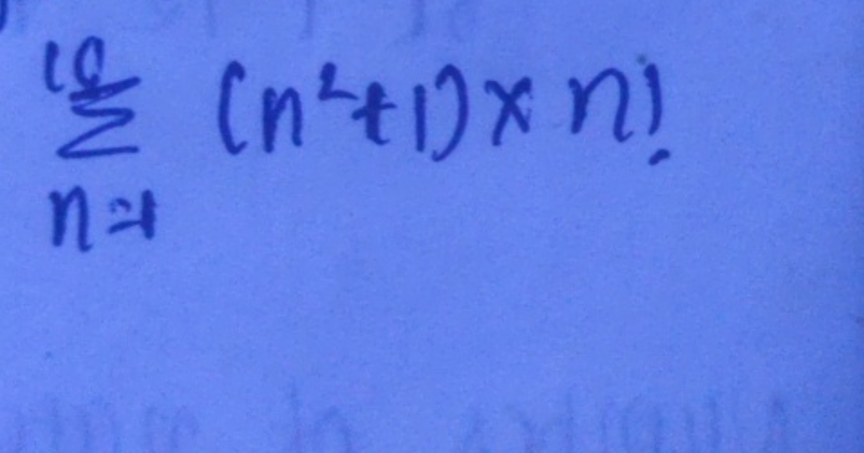 ∑n=110​(n2+1)×n)