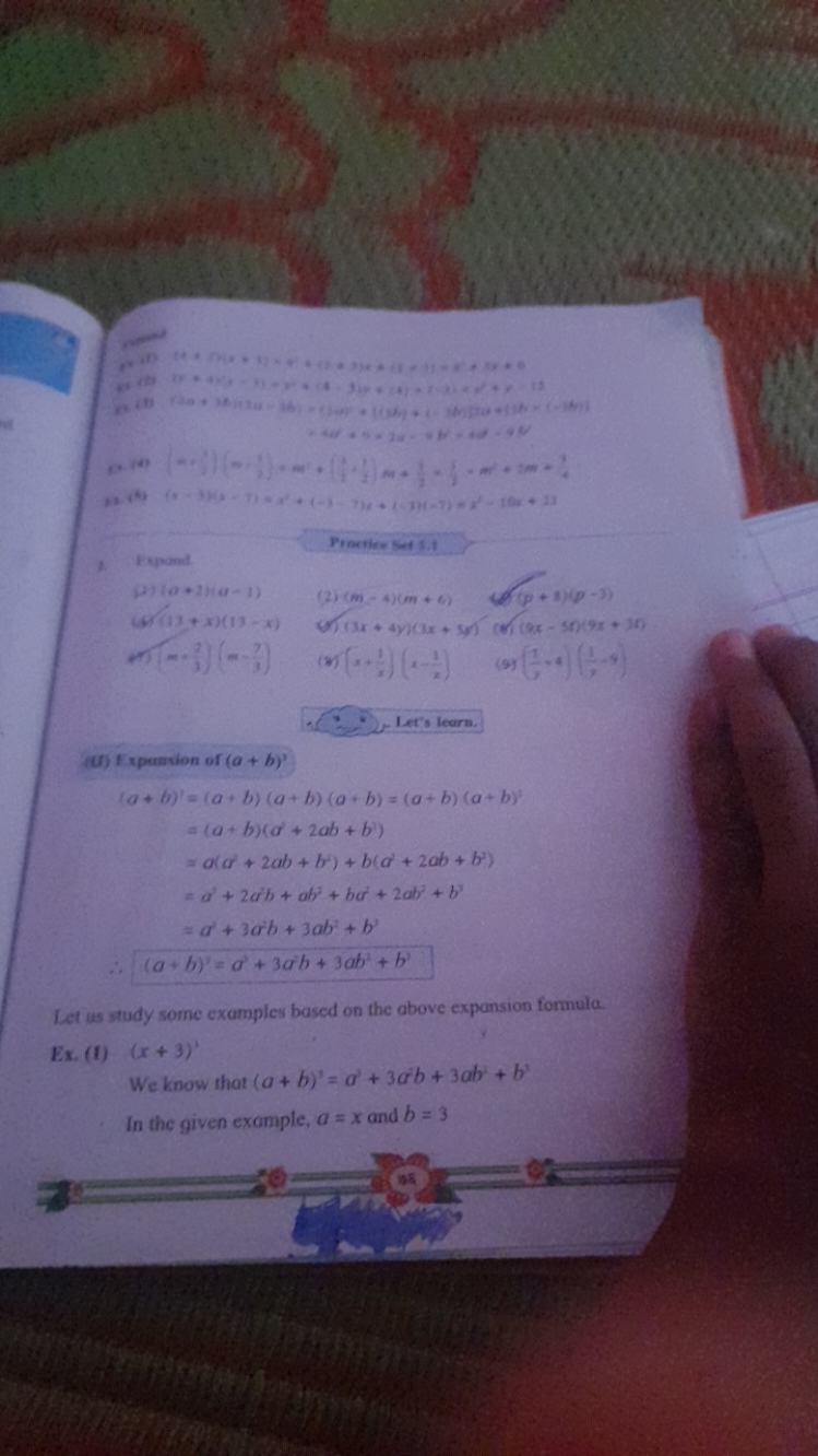 

Fixpront:
Precticellet 5.1
(2+2a+2)(a−1)
(2) (m−4)(m+6)
(p+3)(p−3)
(