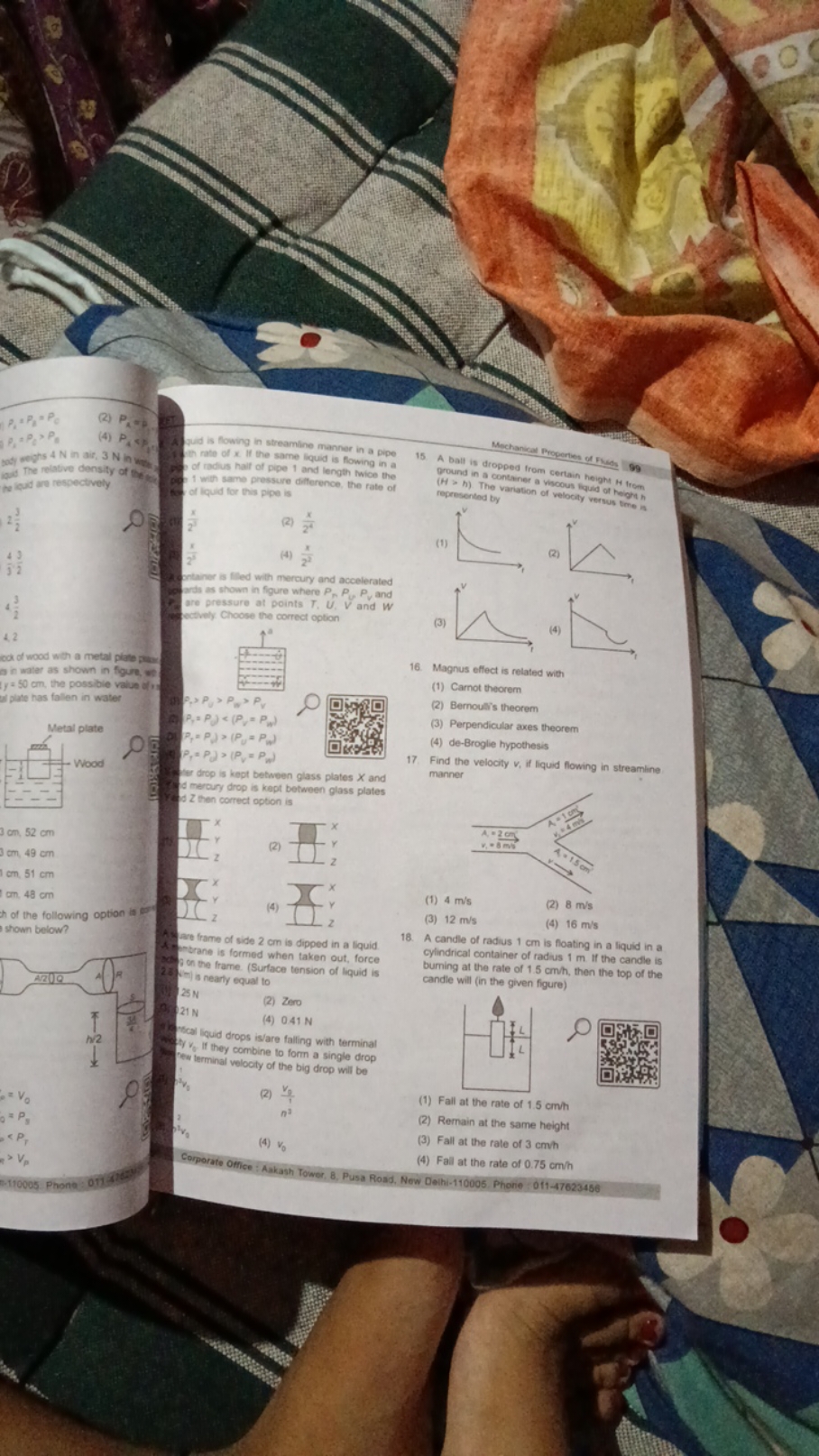 PPP
(2) P
(4) PAS
body weighs 4 N in air, 3 N in y
quid The relative d