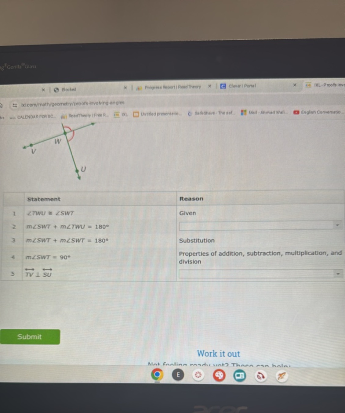 Blocked
Progeses Repori। Reedtheory
Clevel I Portal
BL-Proofs inv
ixi 