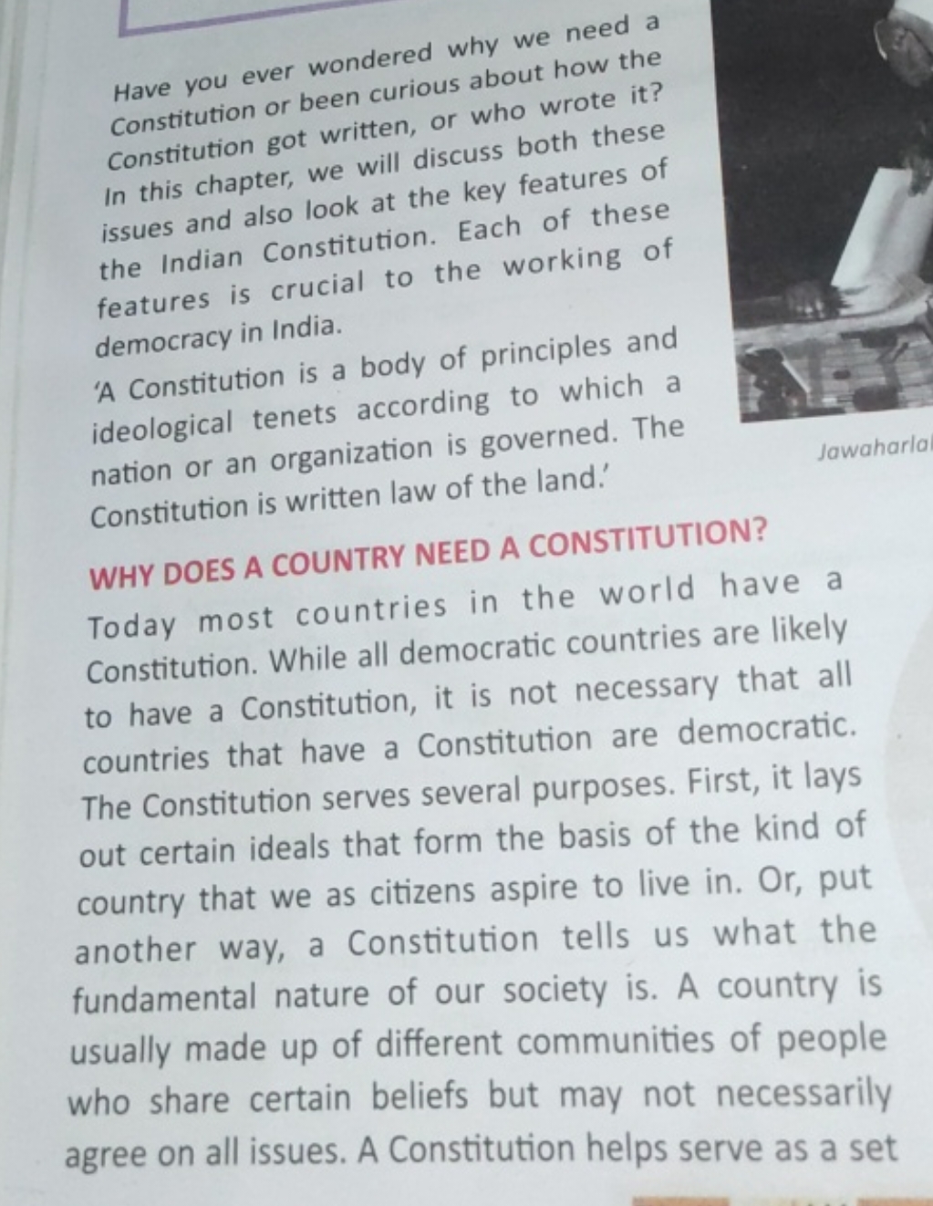 Have you ever wondered why we need a Constitution or been curious abou