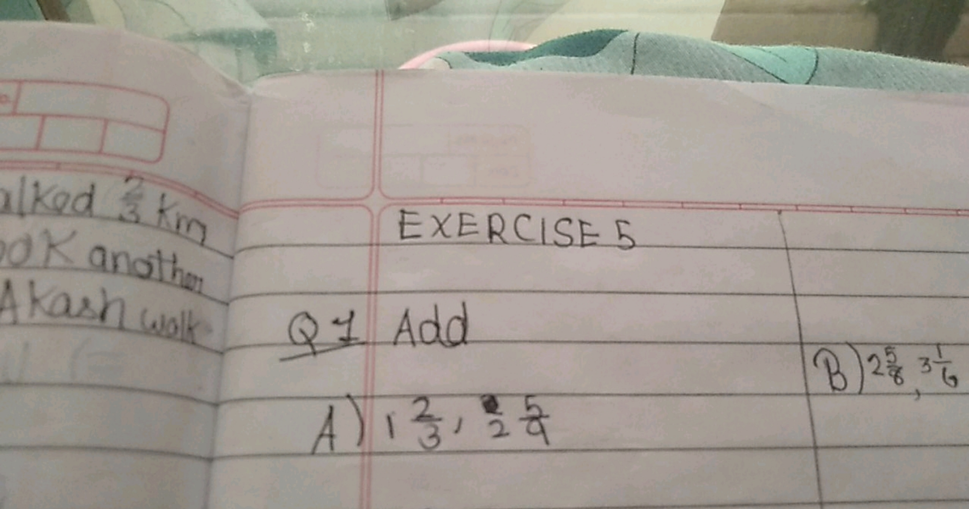 EXERCISE 5
alked
okm
ok anothe
A kash walle, Q1 Add
B) 285​,361​
A) 13