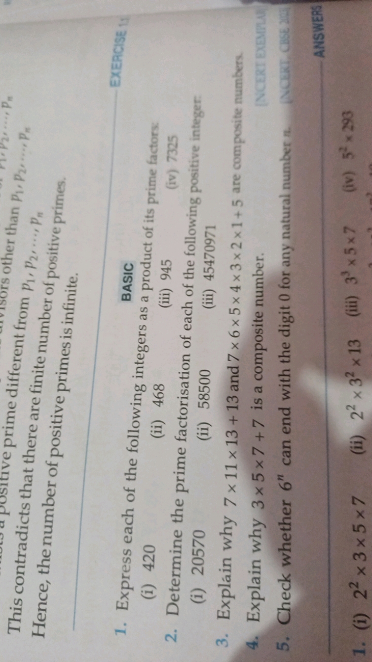 different from Hicentradicts that there are finite number p1​,p2​,…,pn