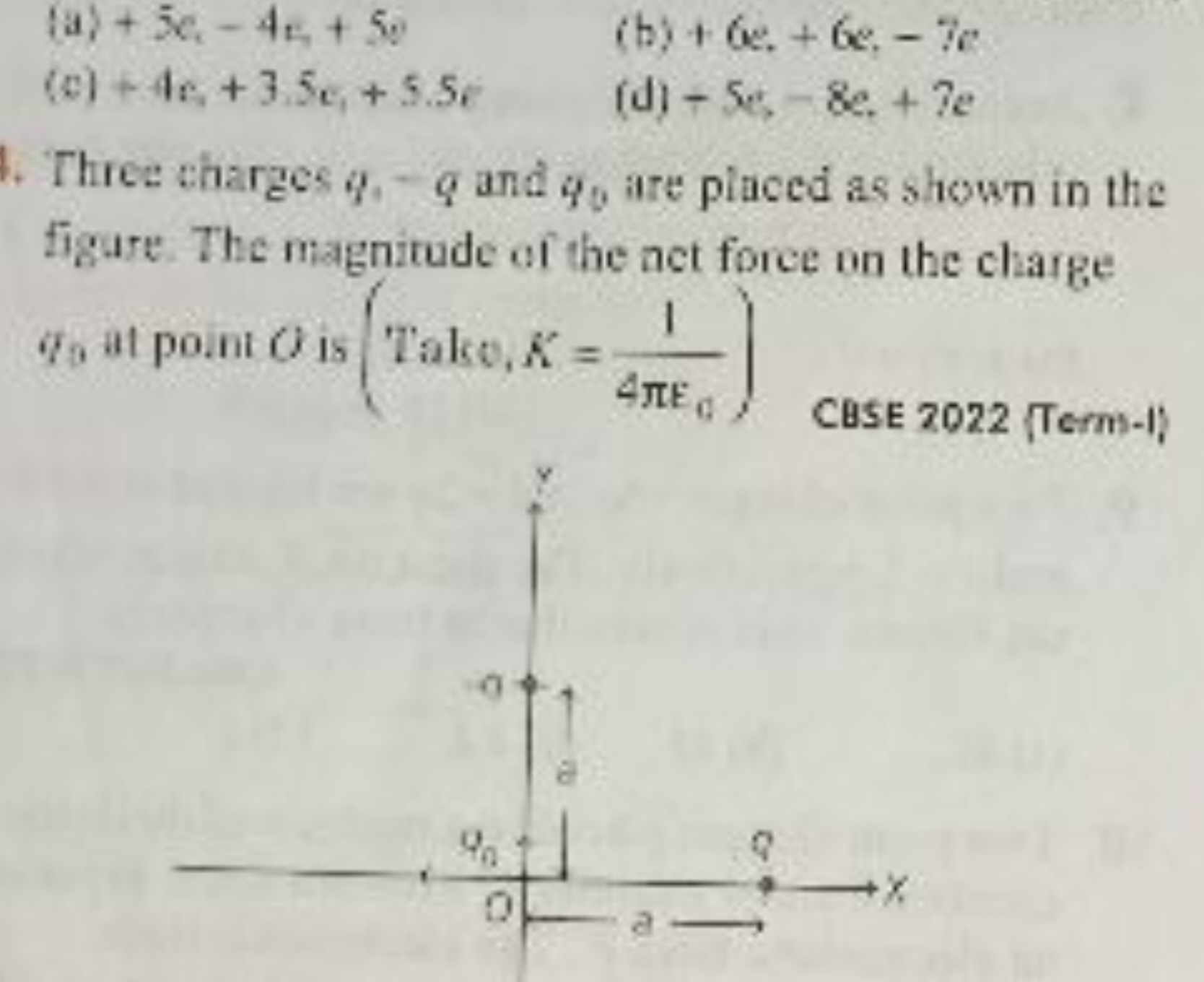 (a)+5cc​−4b5​+5v
(b) +6e+6e,−7c
(c) +4c+3.5c+5.5e
(d) +5e−8e+7e

Three