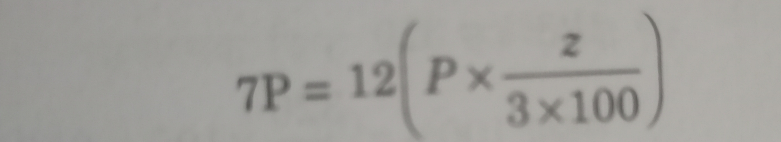 7P=12(P×3×100z​)