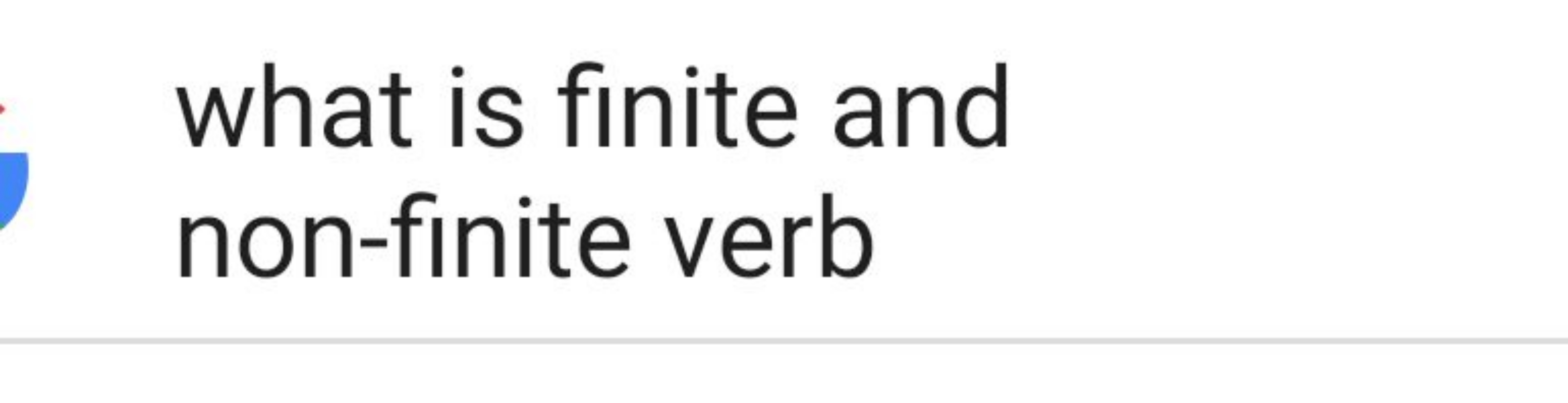 what is finite and non-finite verb