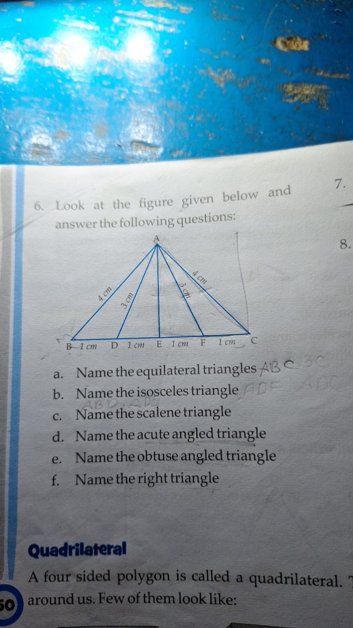 6. Look at the figure given below and answer the following questions:
