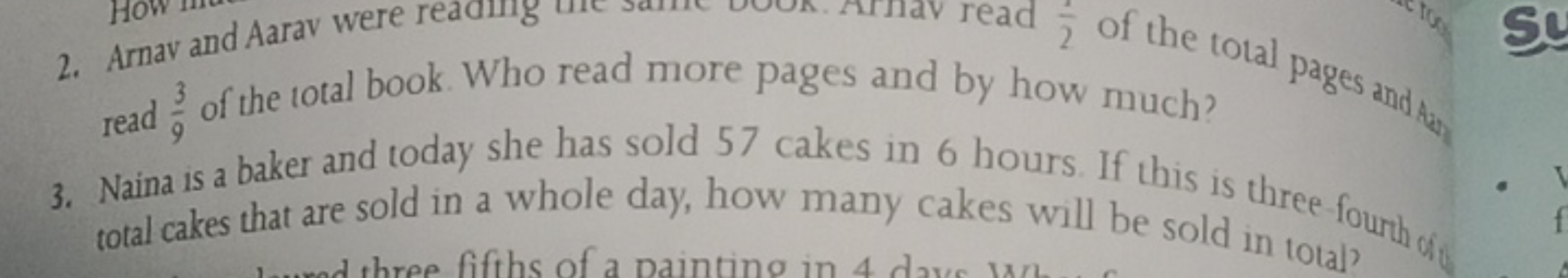 2. Arnav and Aarav were rea
TOO
read of the total pages and Aar
. If t