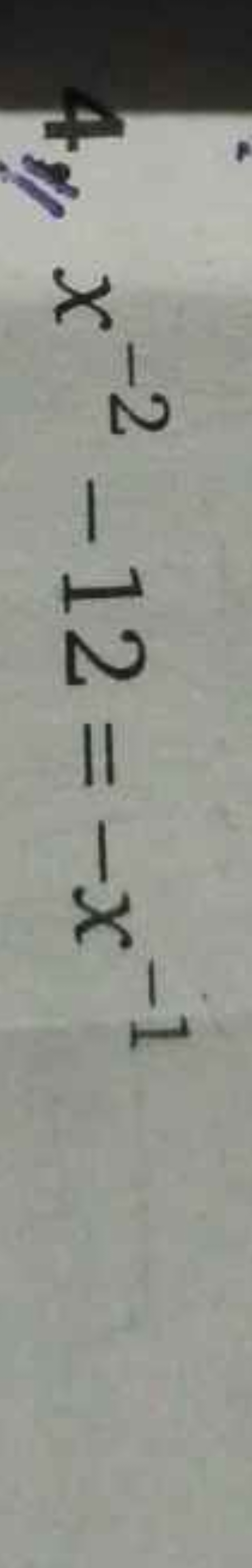 4y, x−2−12=−x−1