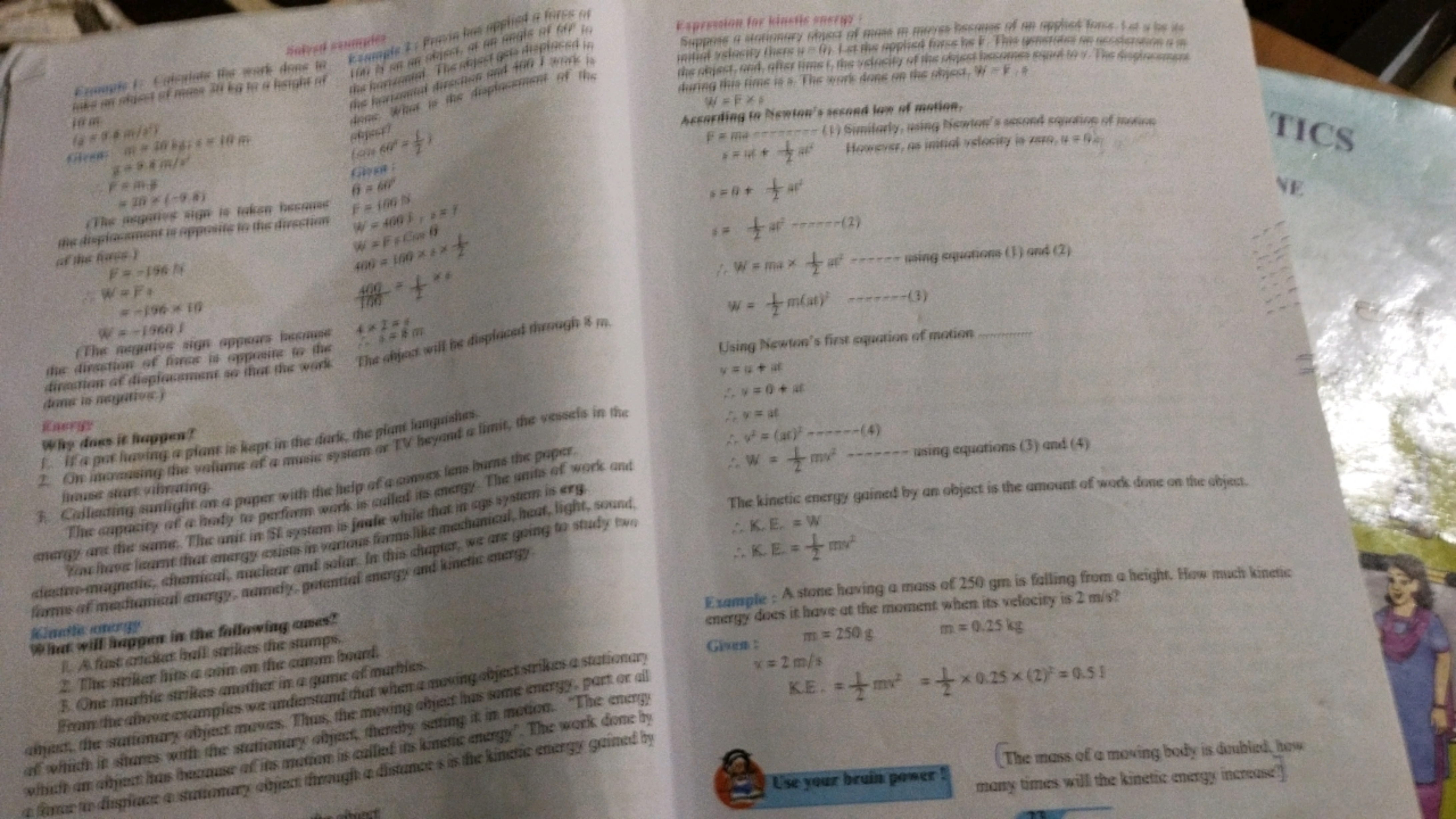 TICS
NE
Solved samples
Fample Calculate the work done to
*20*(-9.8)
(T