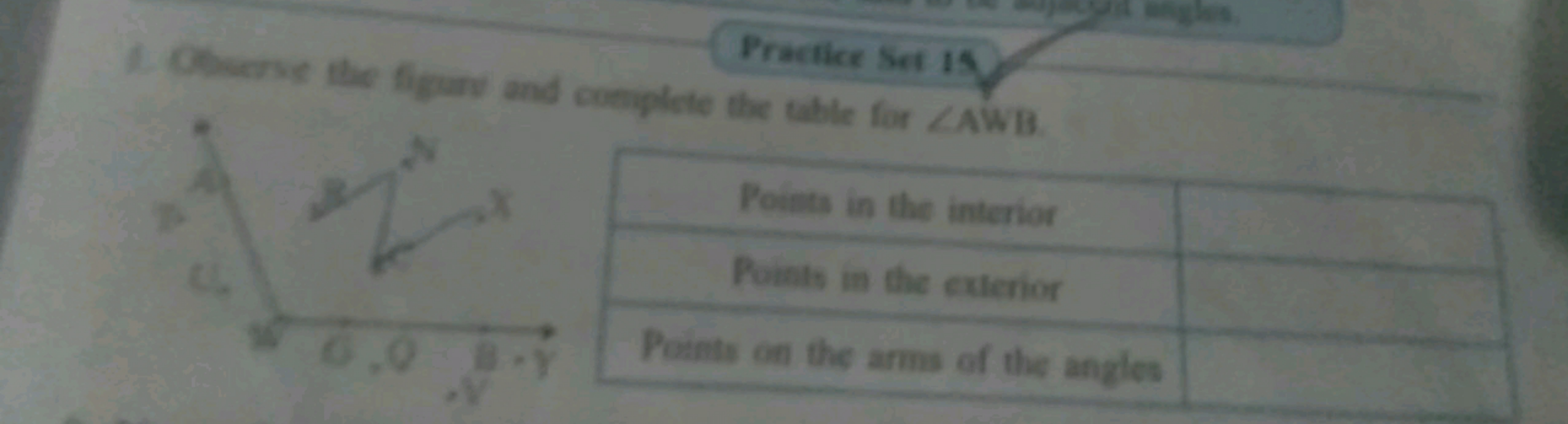 Practice Set 15
\begin{tabular} { | c | c | } 
\hline Points in the in