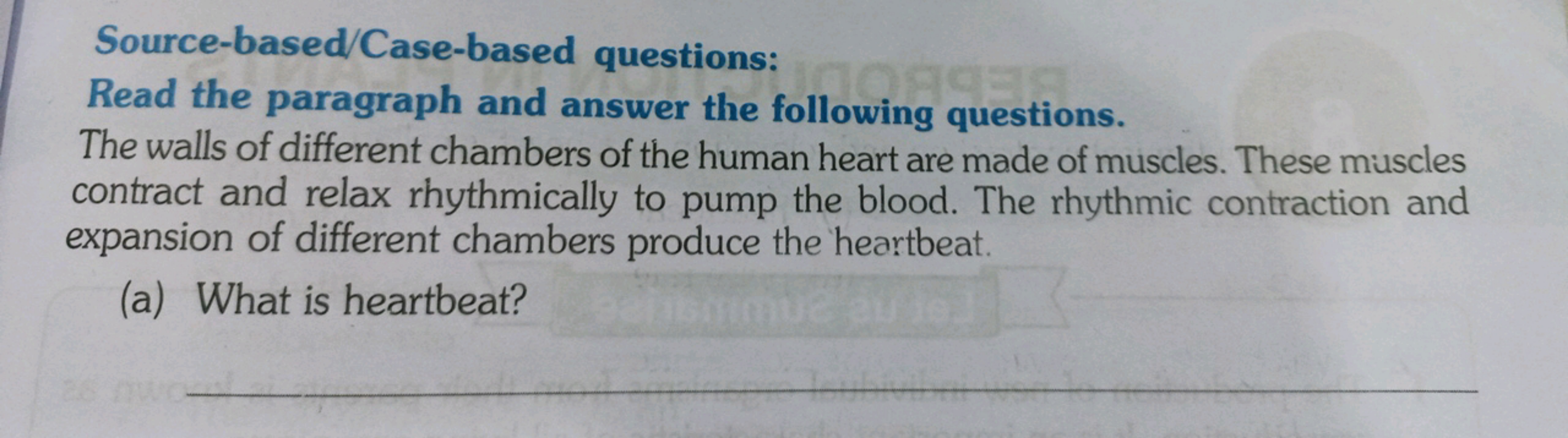 Source-based/Case-based questions:
Read the paragraph and answer the f