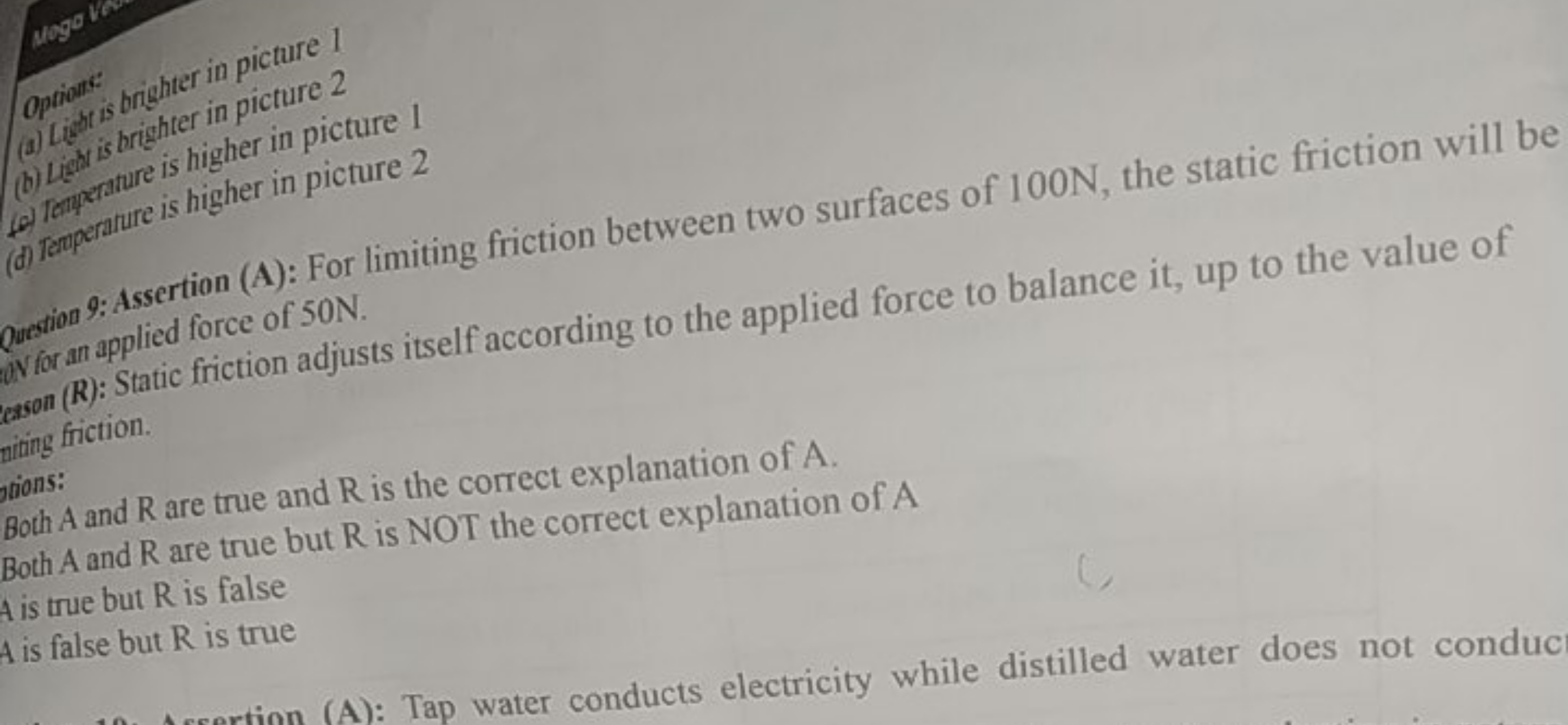 
(f) remeremulue is hicture 2
andion : Assertion (A): For limit
apspli