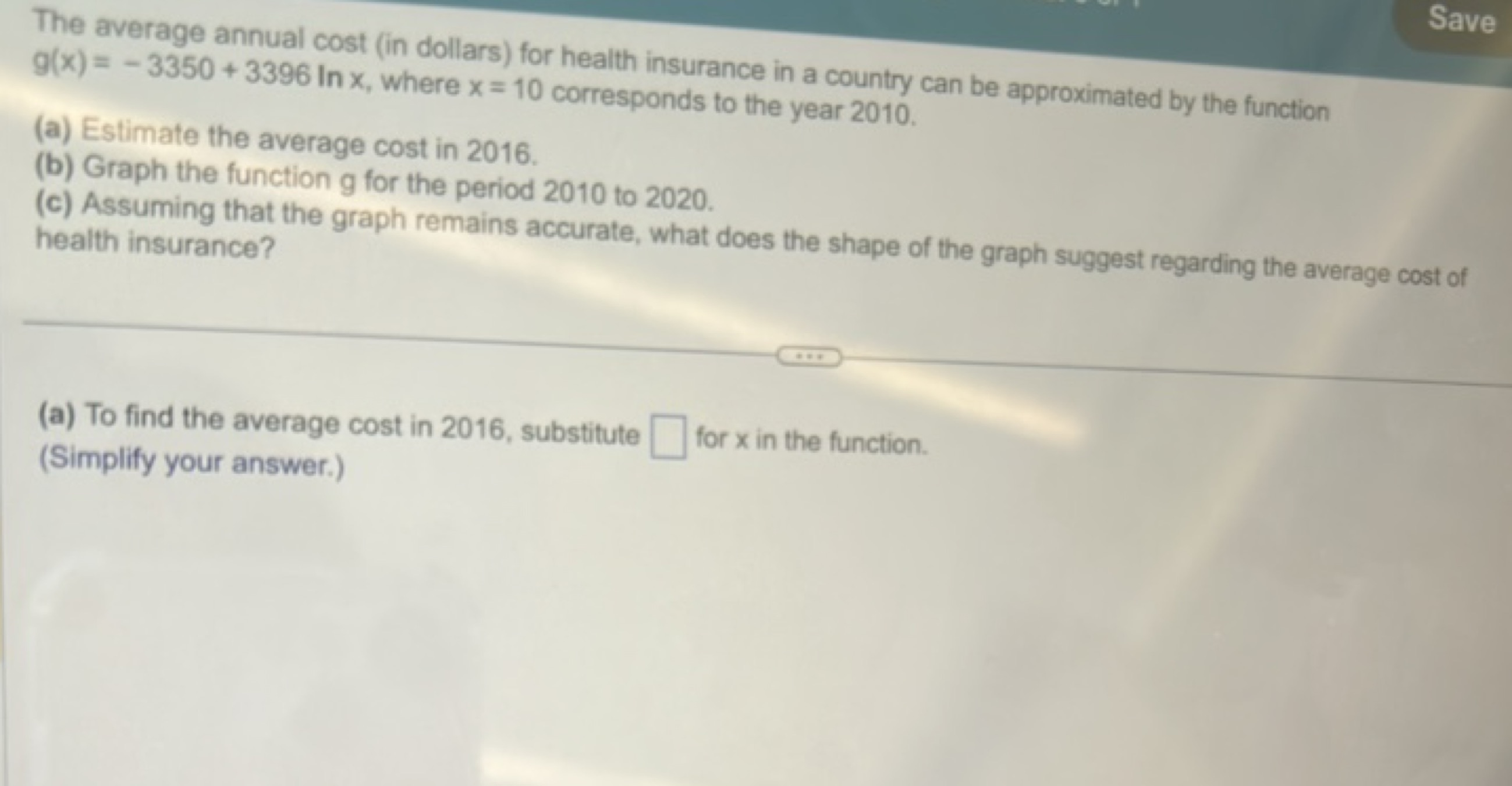 The average annual cost (in dollars) for health insurance in a country