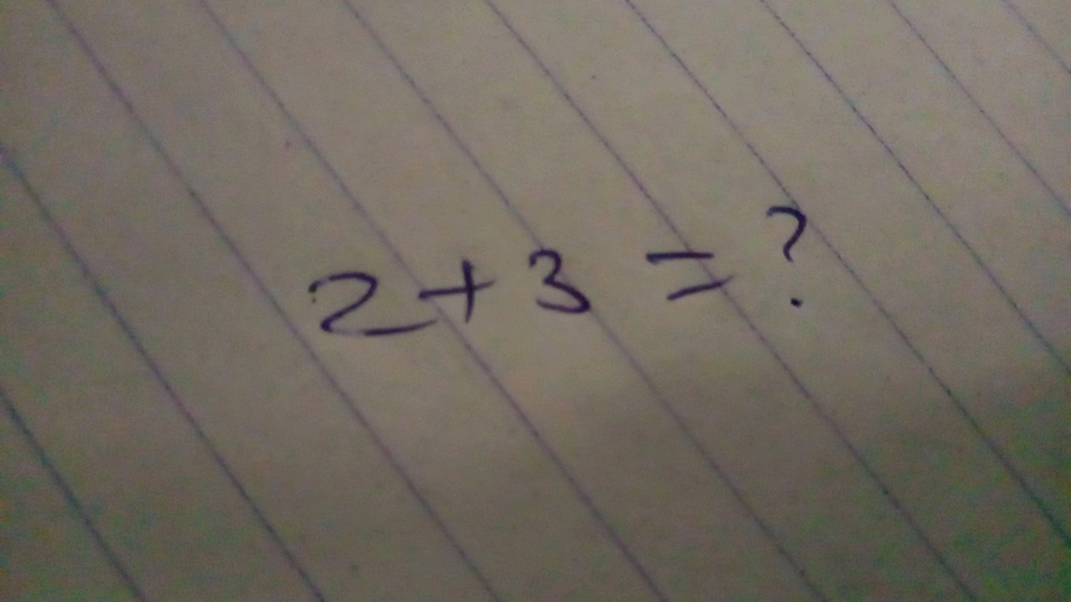 2+3=?