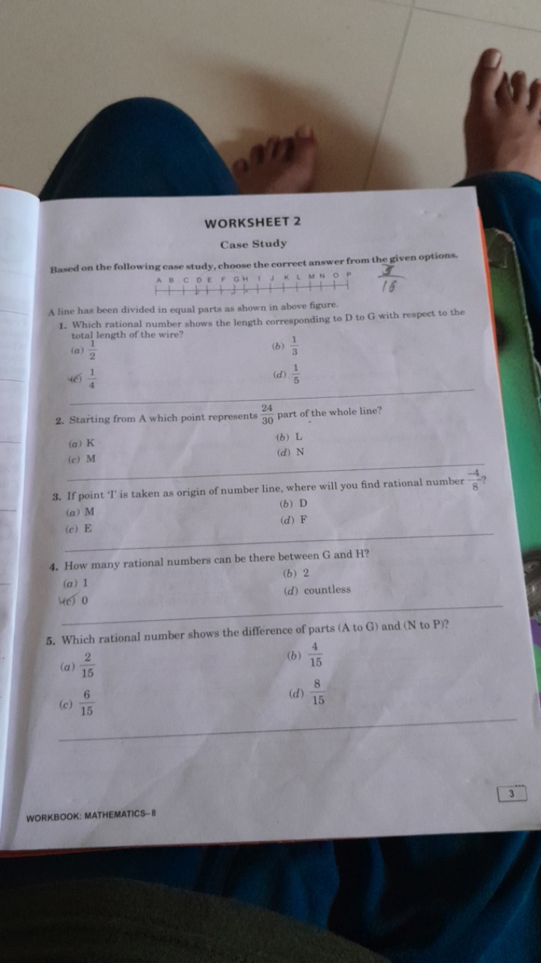 WORKSHEET 2
Case Study
Based on the following case study, choose the c