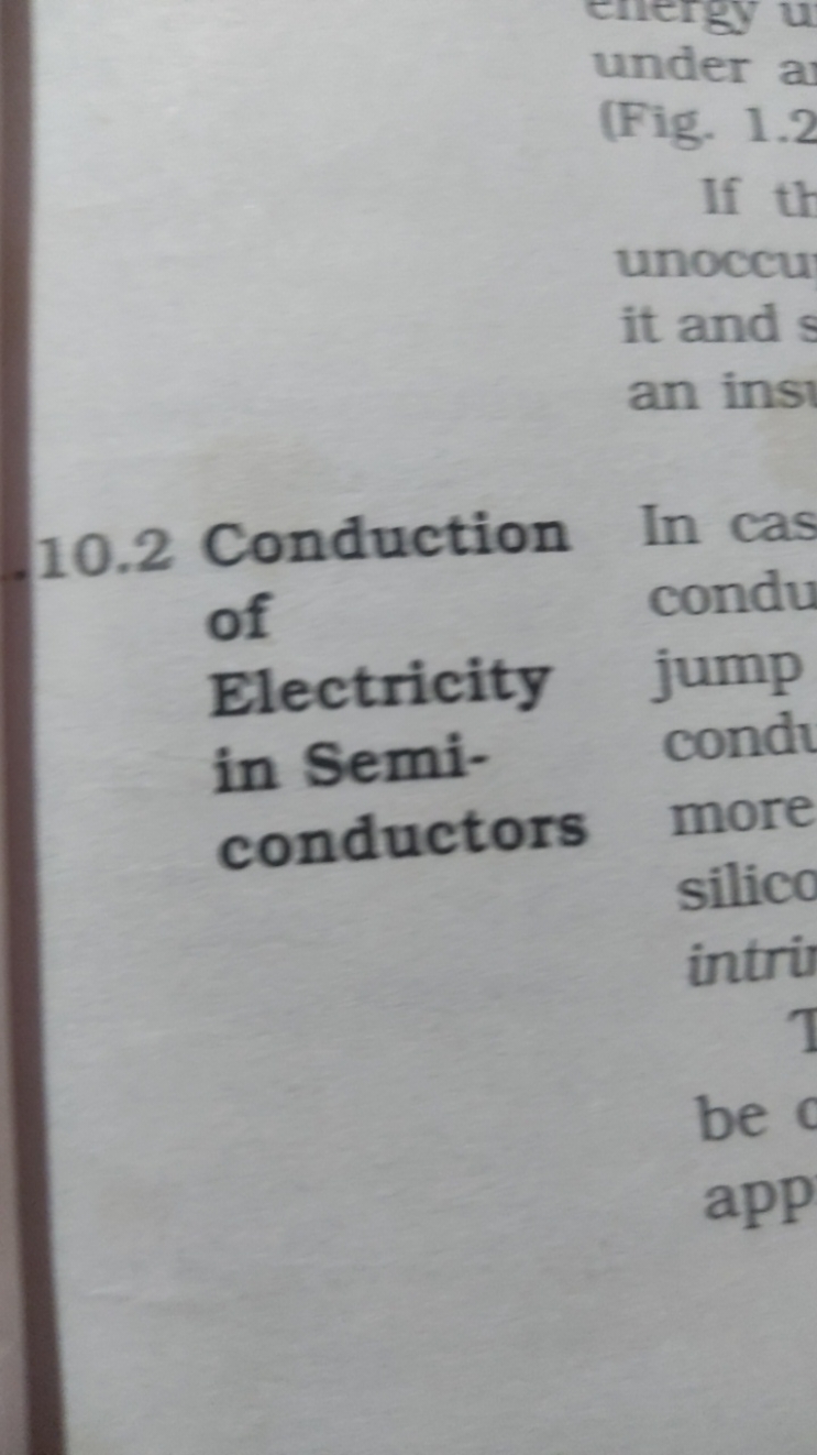 10.2 Conduction of Electricity in Semiconductors