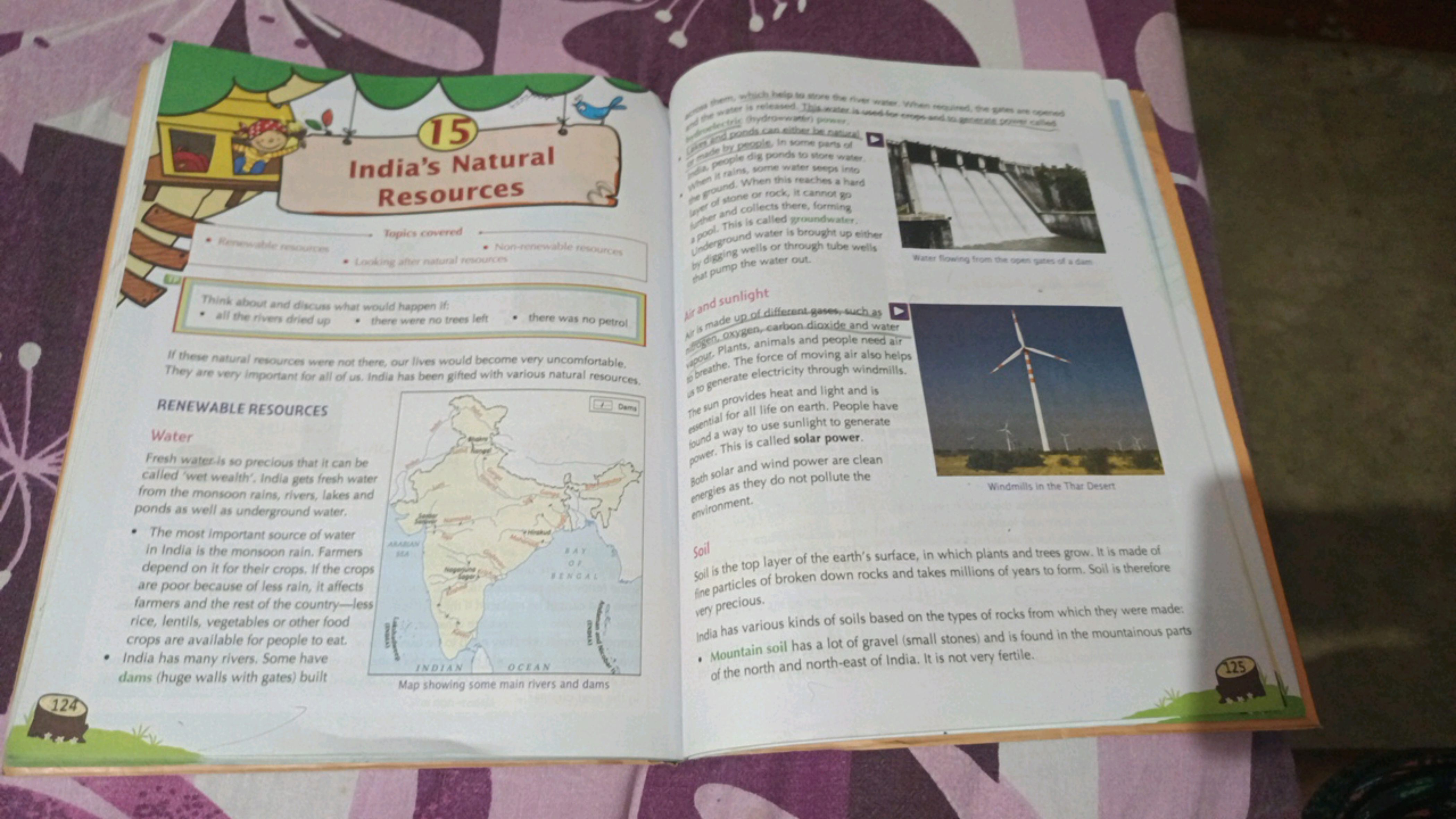 124
15
India's Natural
Resources
Topics covered
Renewable resources
No