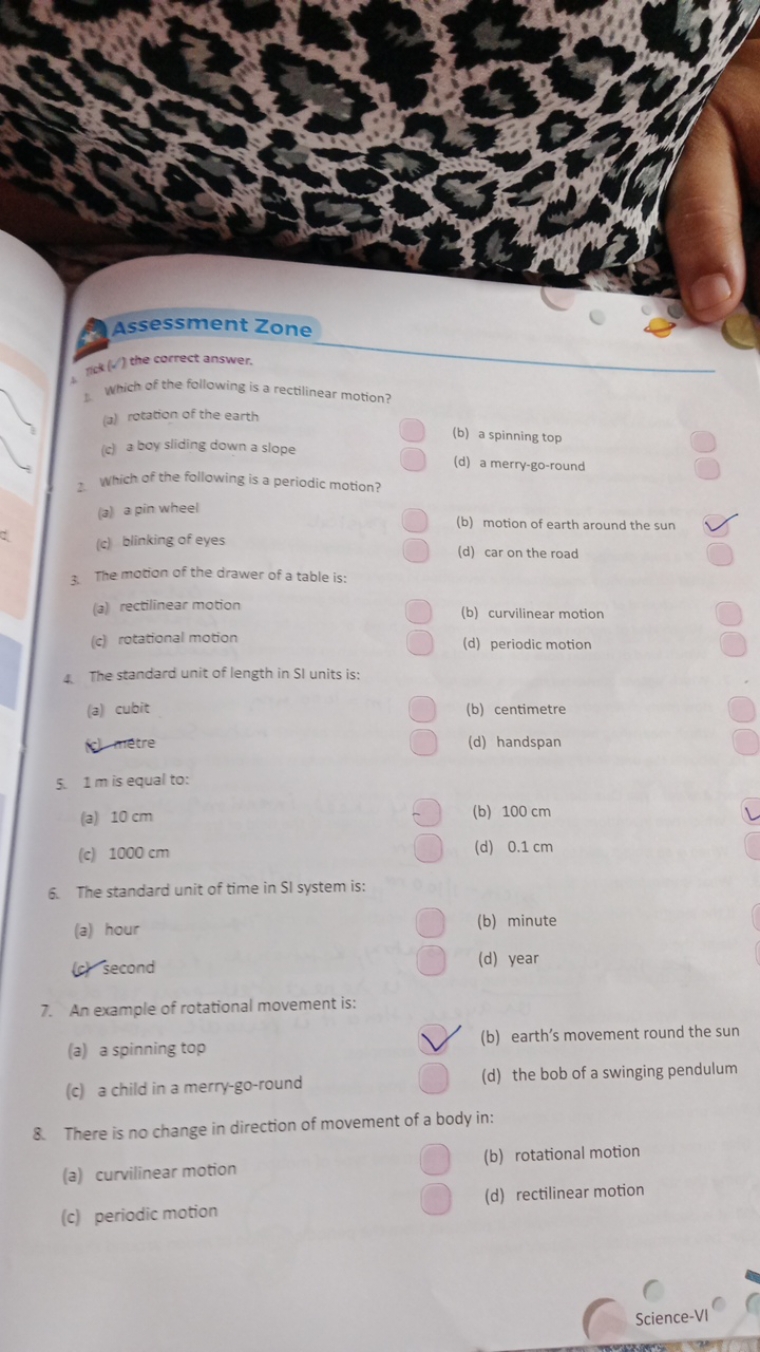 A Assessment Zone
4​,nd(​) the correct answer.
1 which of the followin