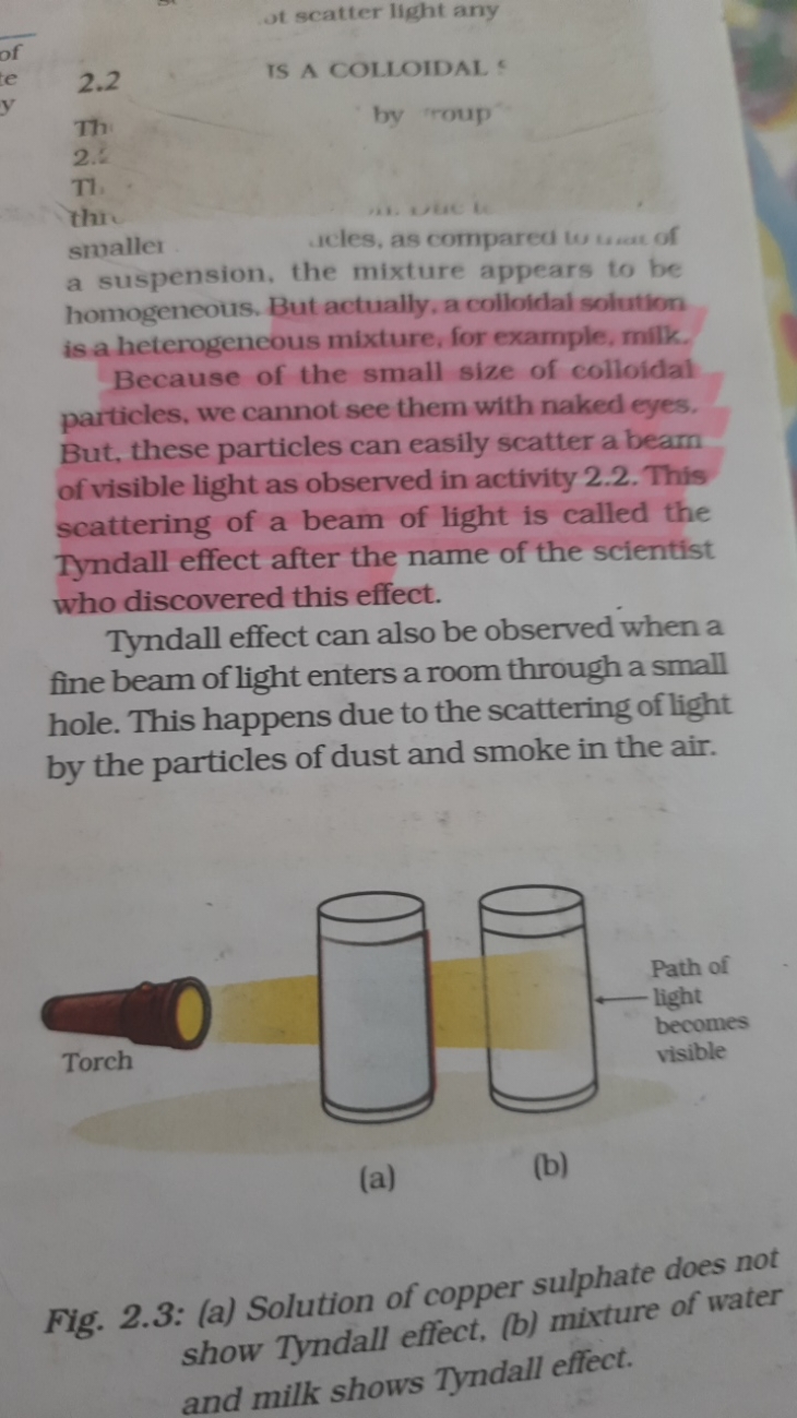 ot scatter light any
2.2

IS A COLLOIDAL
Th
by woup
2 . 1
TI,
this
sma