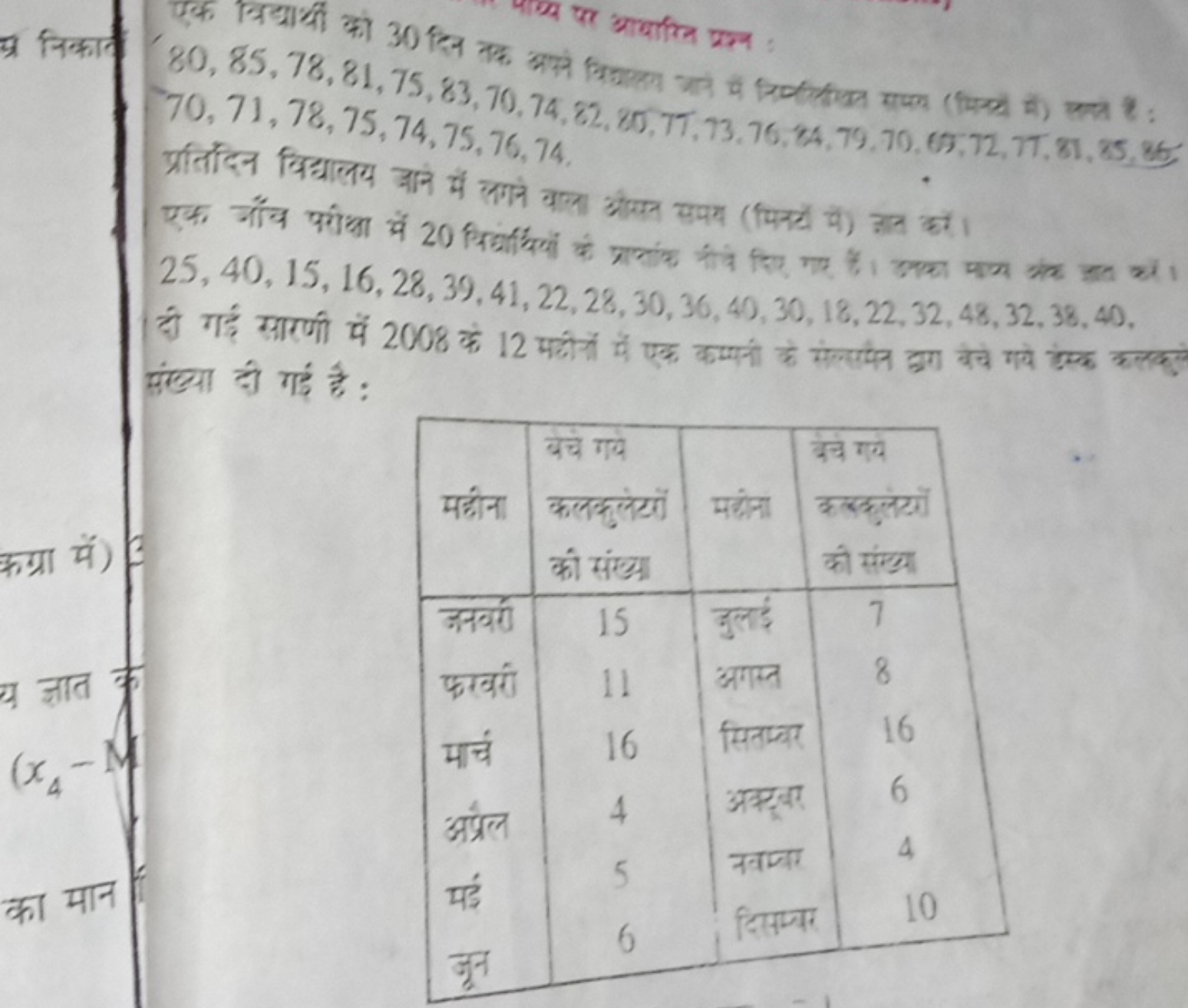 प्र निका
पारा भारित प्रस्न : 70,71,78,75,75,83,70,74,82,80,77,73,76,84