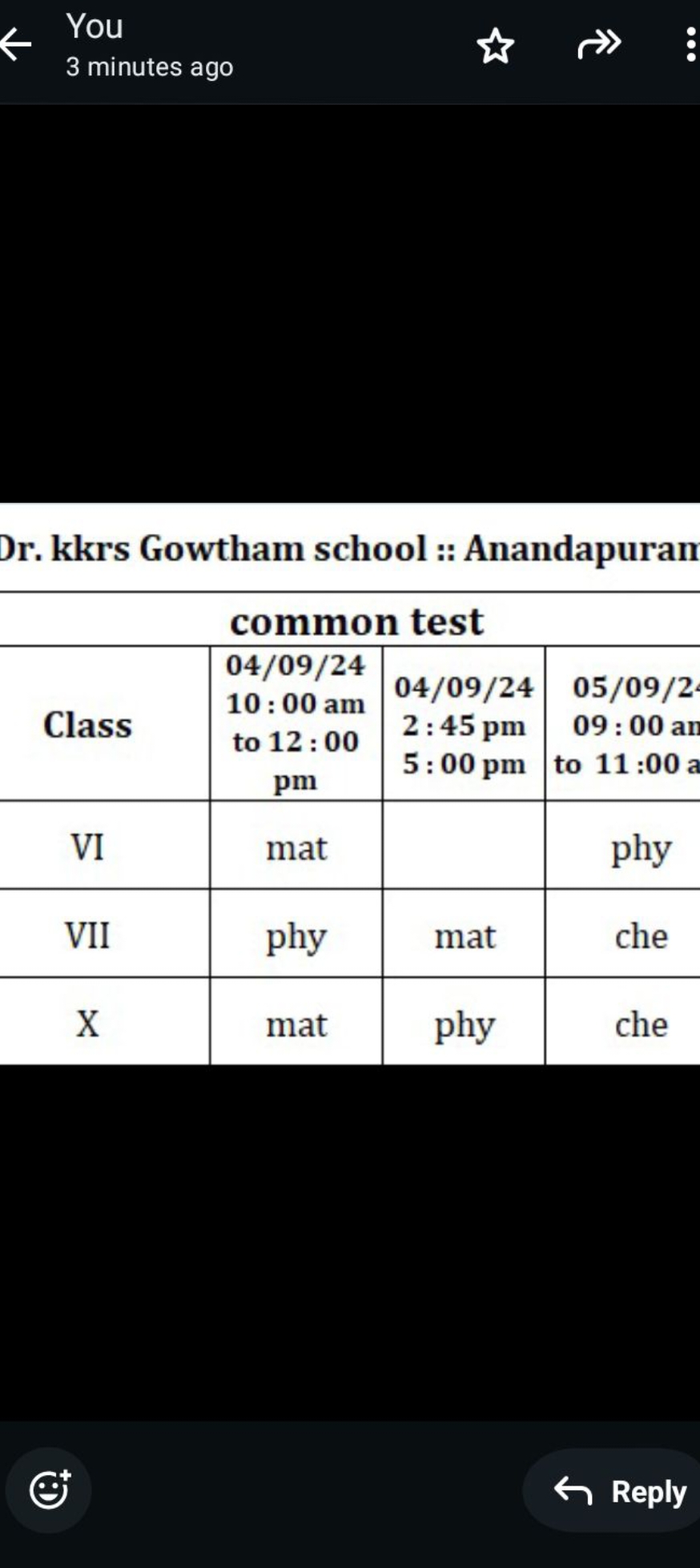 You
3 minutes ago

Dr. kkrs Gowtham school :: Anandapuran
\begin{tabul