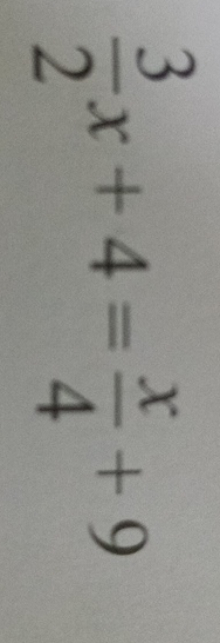 23​x+4=4x​+9