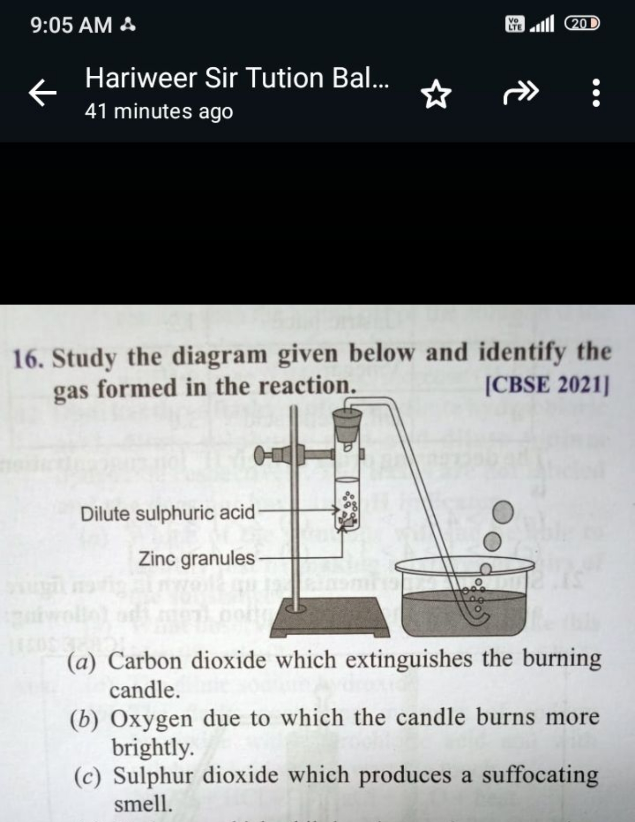 9:05 AM \&
婴 alll
Hariweer Sir Tution Bal...
41 minutes ago
16. Study 