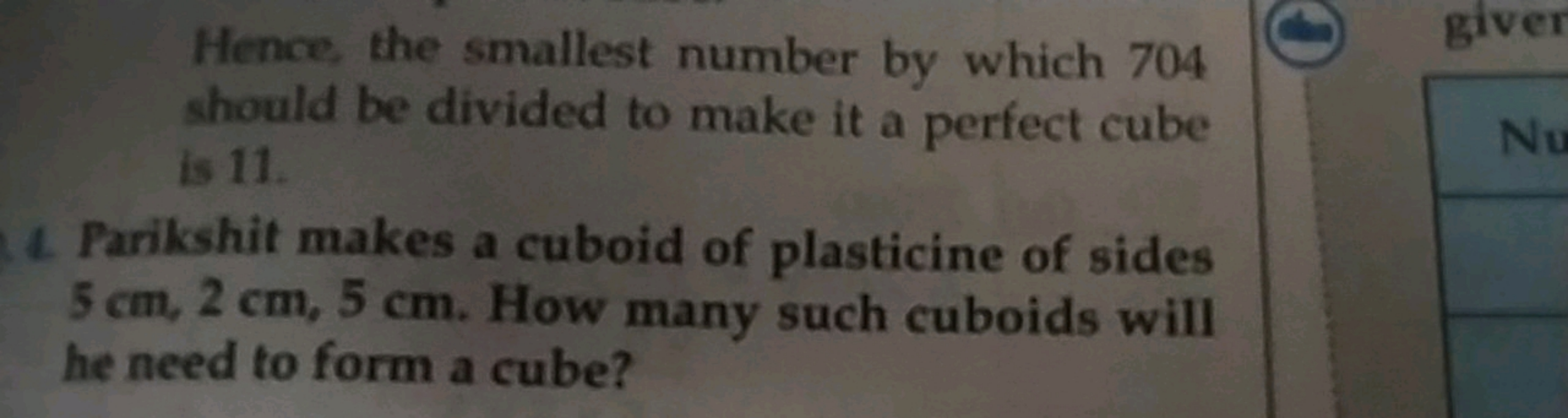 Hence, the smallest number by which 704 should be divided to make it a