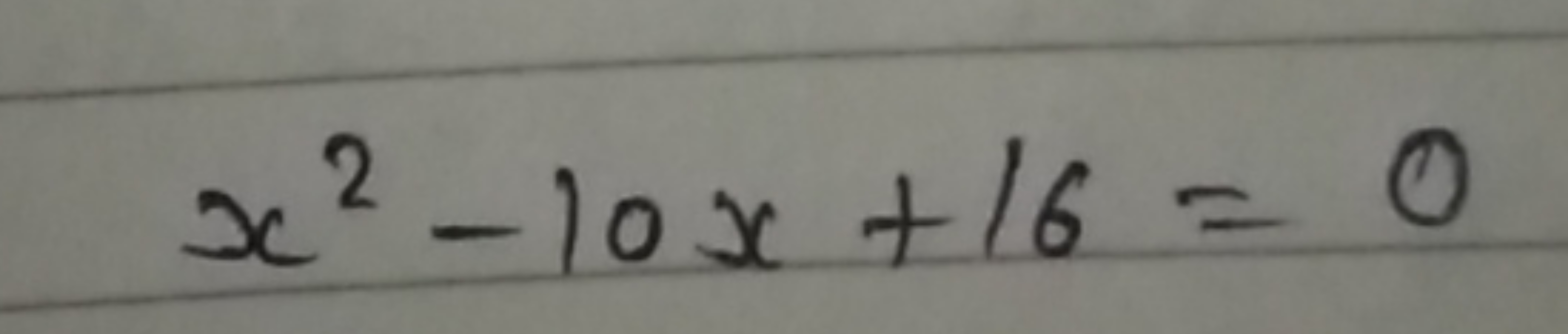 x2−10x+16=0