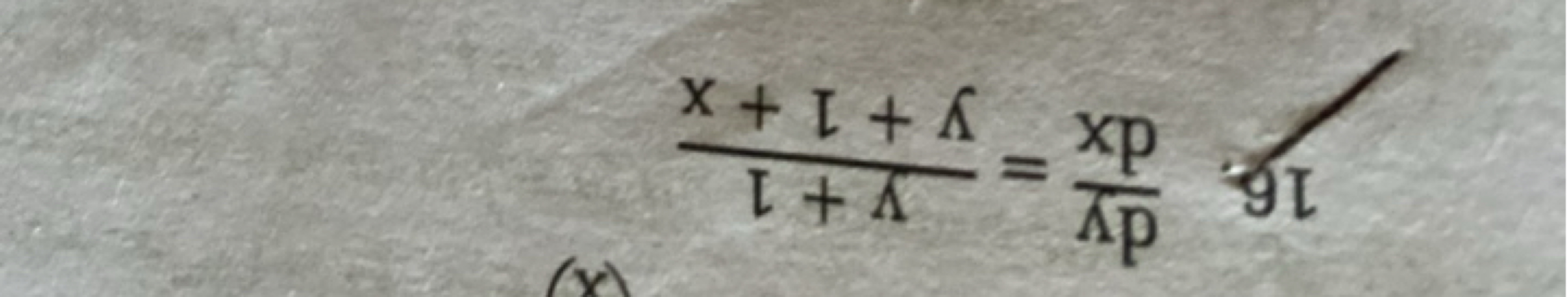 16. dxdy​=y+1+xy+1​