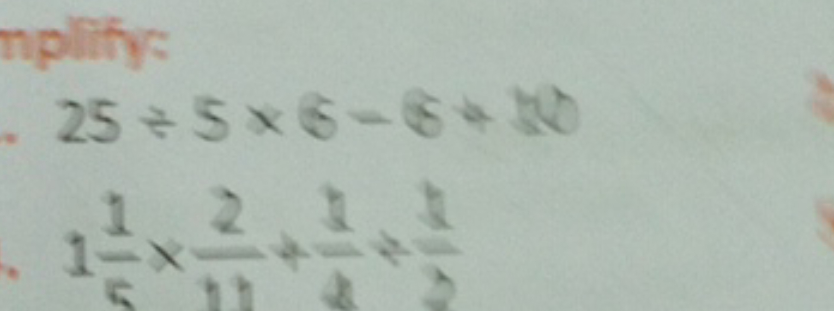 25÷5×6−8+10151​×112​+41​÷31​​