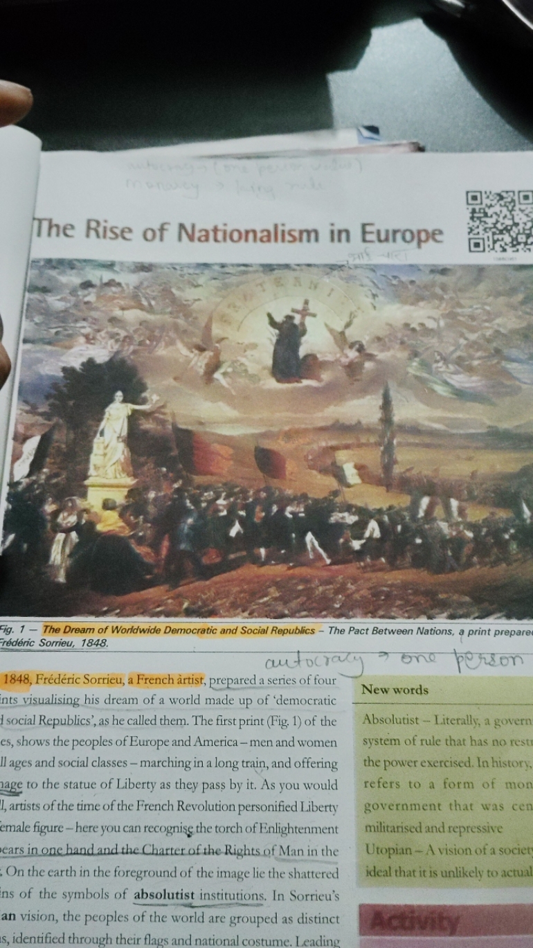 The Rise of Nationalism in Europe

Fig. 1 - The Dream of Worldwide Dem