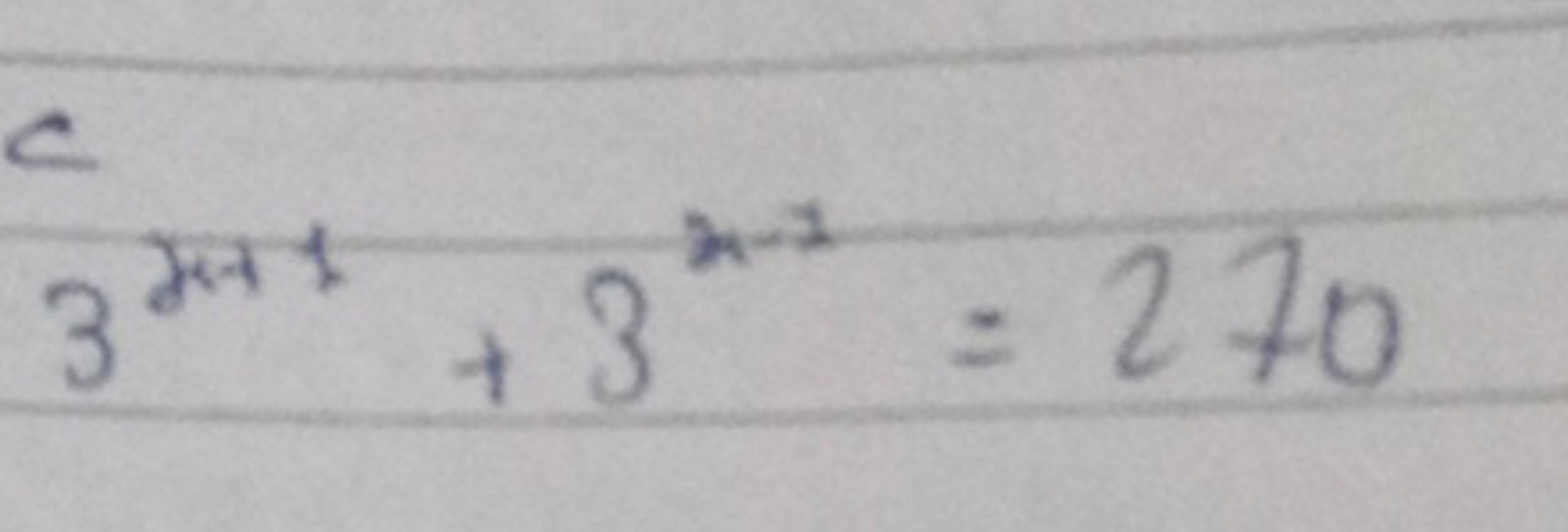 3x−1+3x−1=270