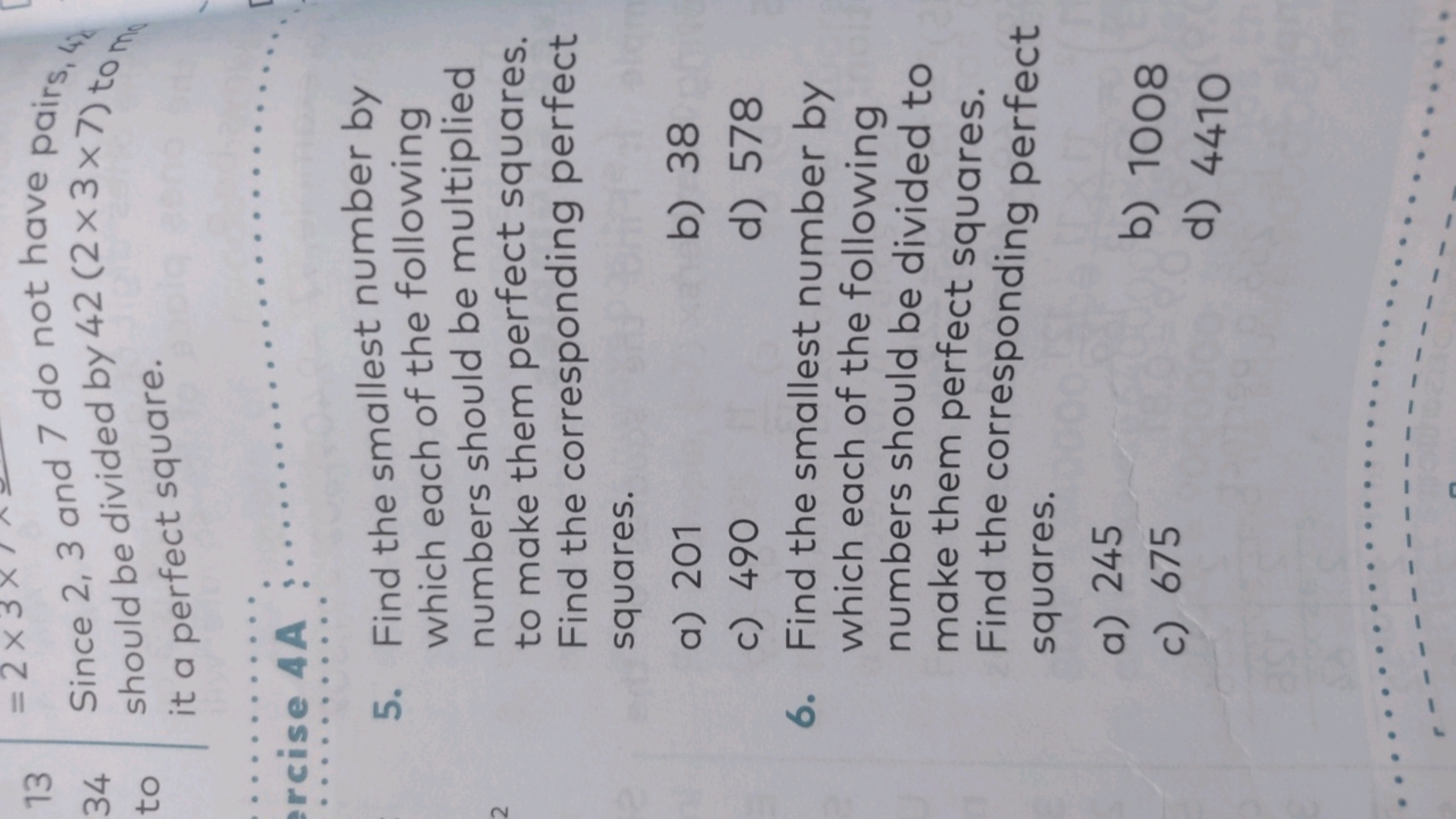 Since 2,3 and 7 do not have pairs, should be divided by 42(2×3×7) to i