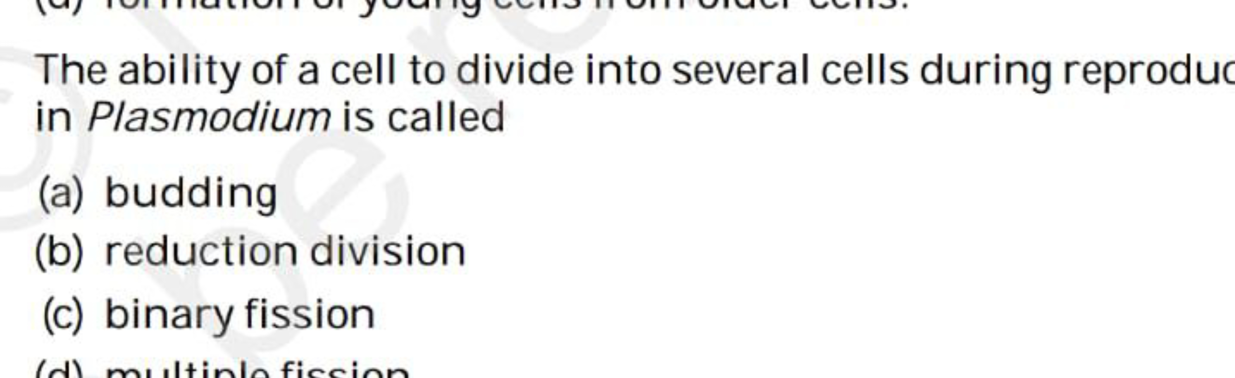 The ability of a cell to divide into several cells during reproduc in 