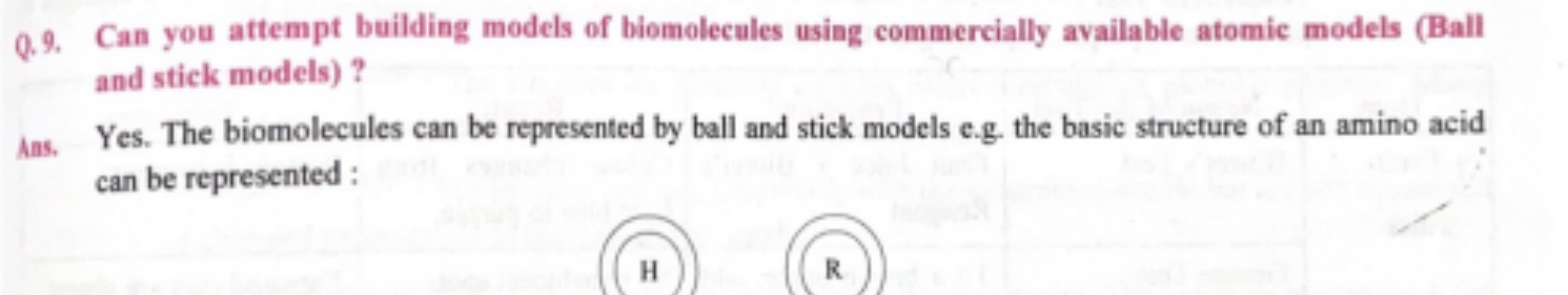 Q.9. Can you attempt building models of biomolecules using commerciall