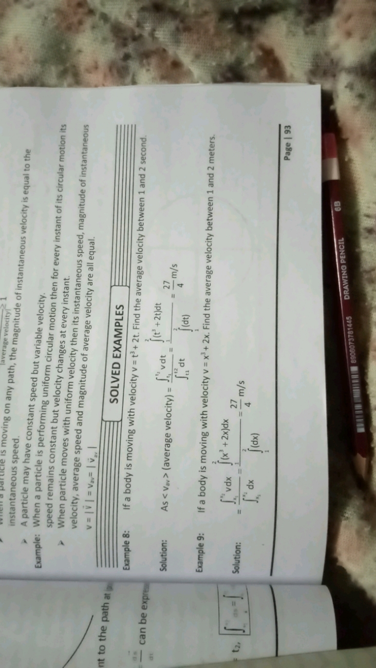 aneous speed. the magnitude of instantaneous velocity is equal to the
