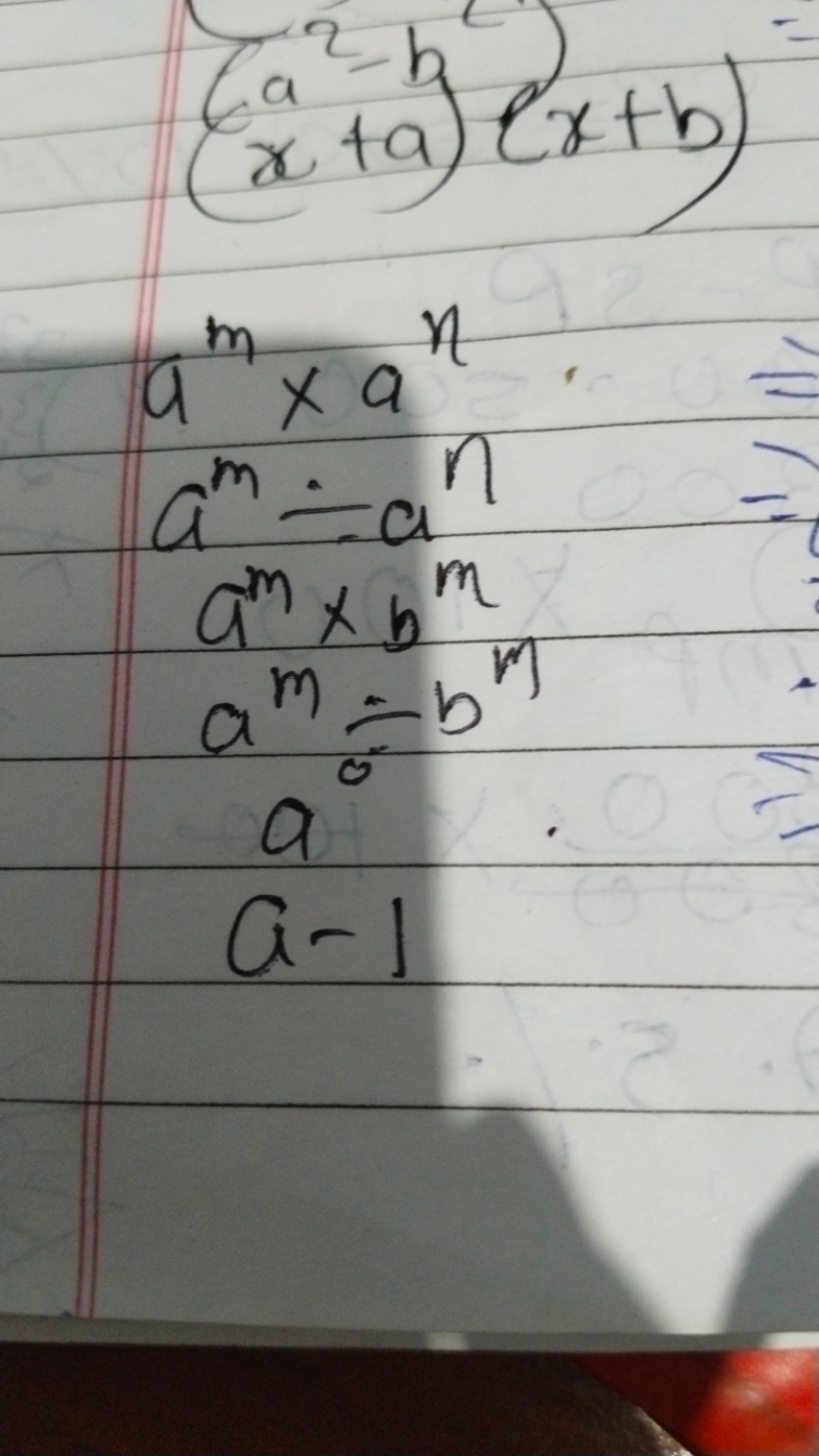 (a2−b)c(x+b)(x+a)mam×anam÷anam×bmam÷bmaσa−1​