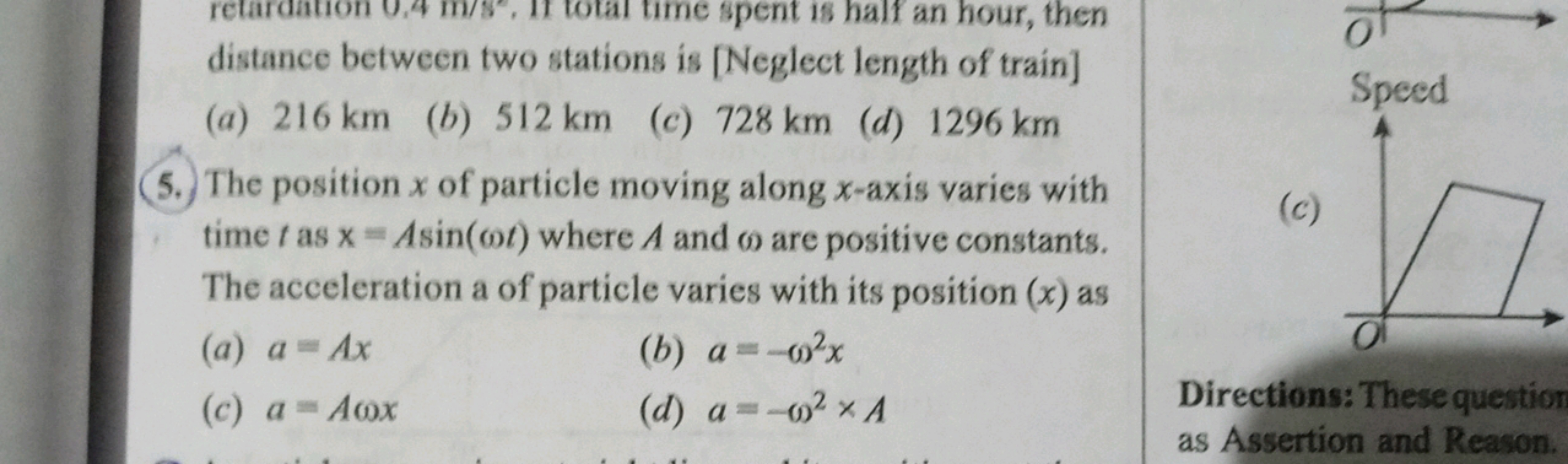 retardation 0.4 m/s5, if total time spent is half an hour, then distan