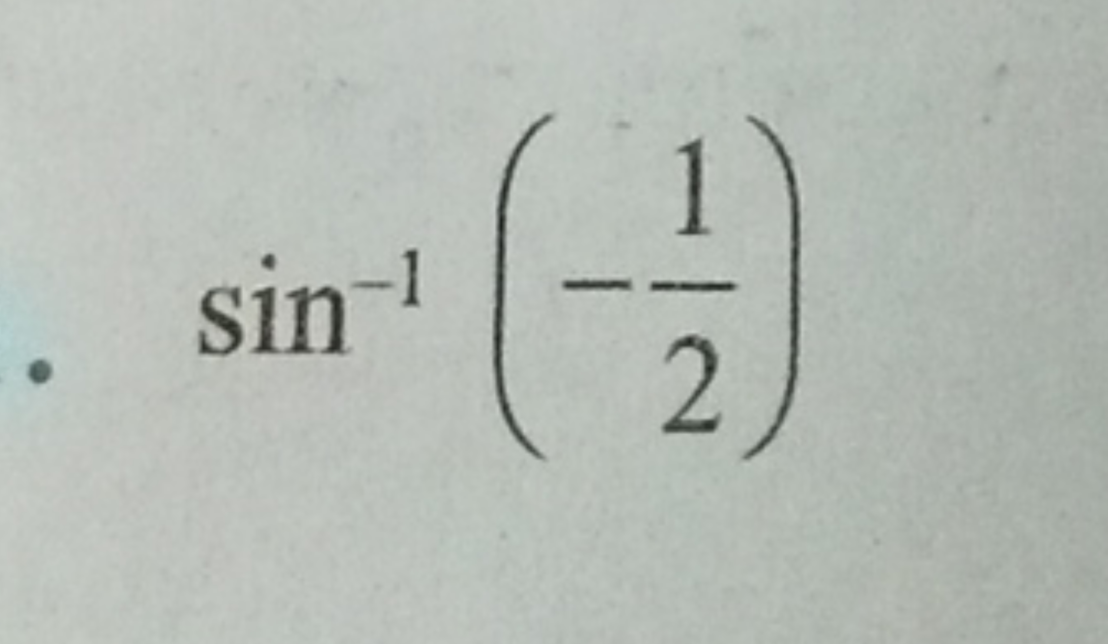 sin−1(−21​)