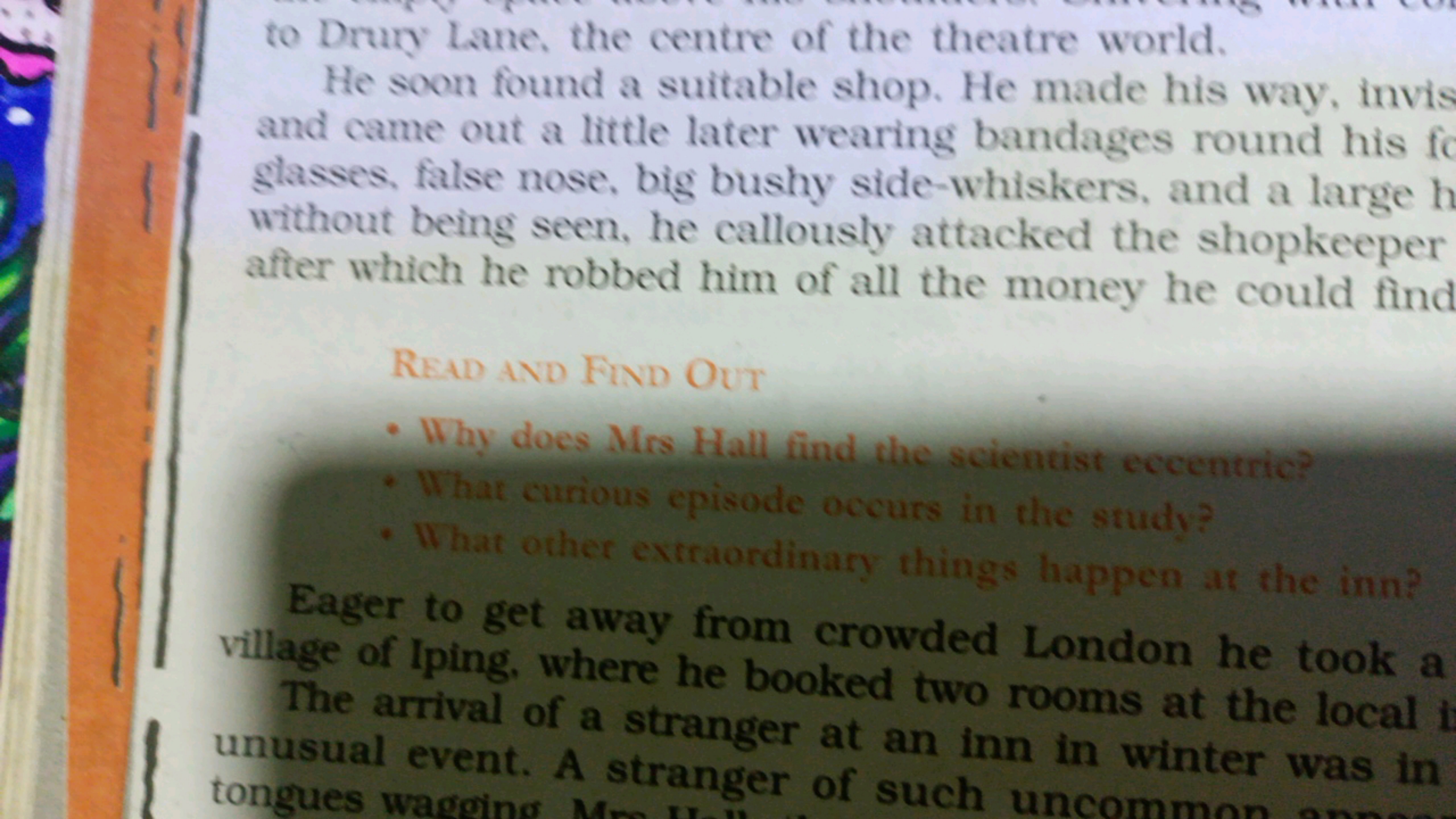 to Drury Lane, the centre of the theatre world,
He soon found a suitab